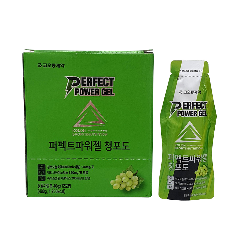 코오롱제약 퍼펙트파워젤 청포도