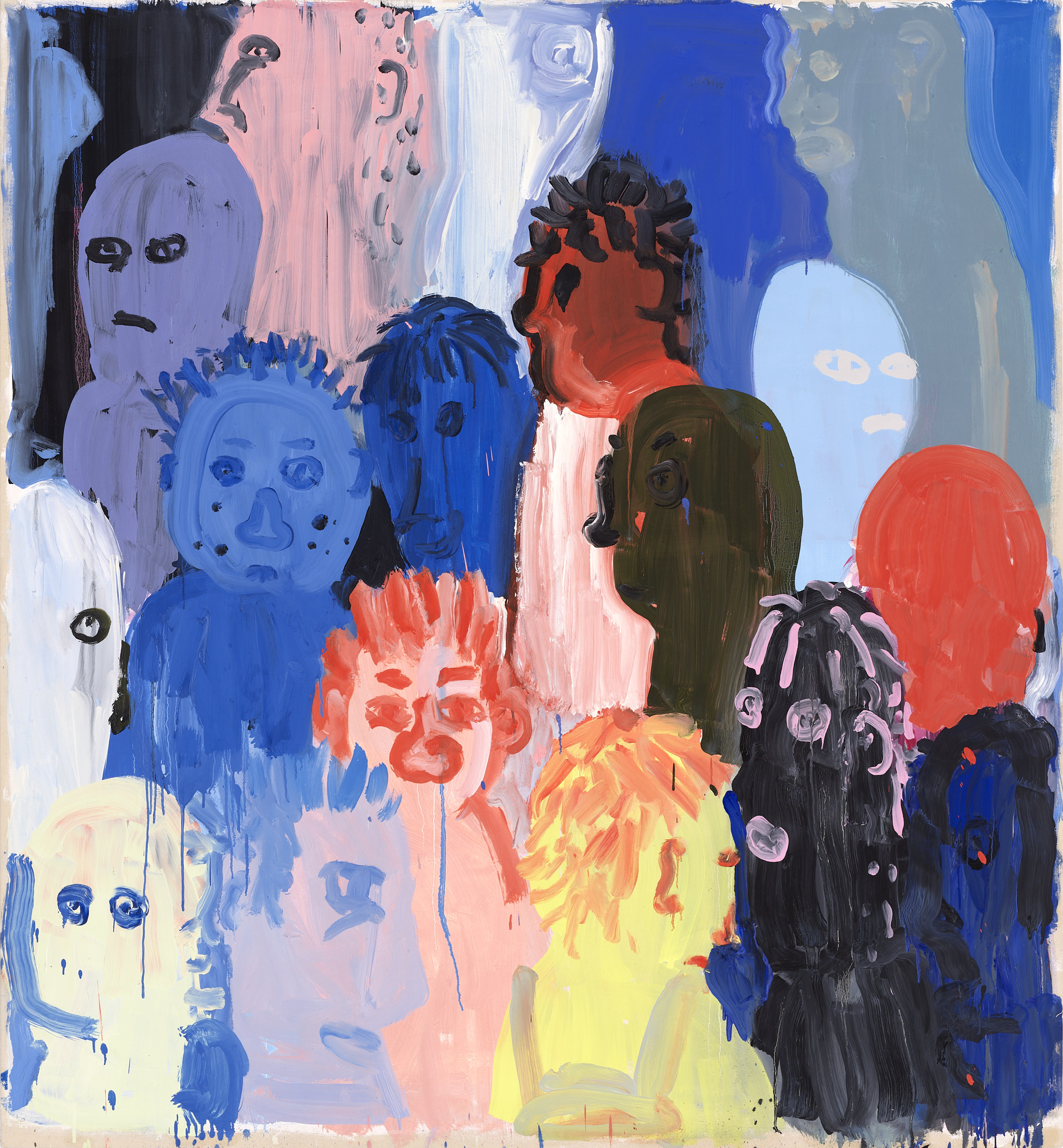 통근시간 rush hour,oil on canvas,170x157cm,2021