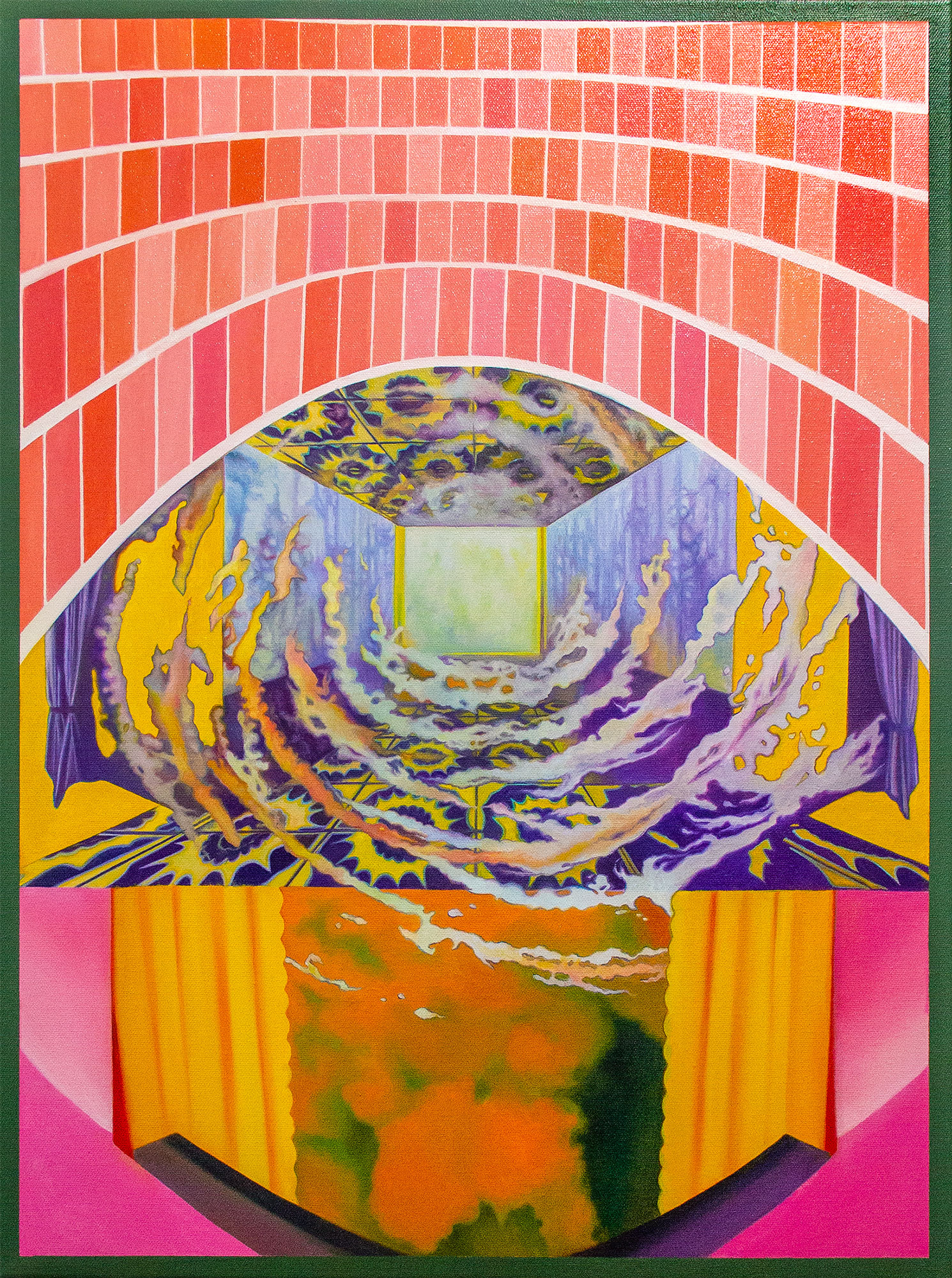 The Eye, oil and acrylic on canvas