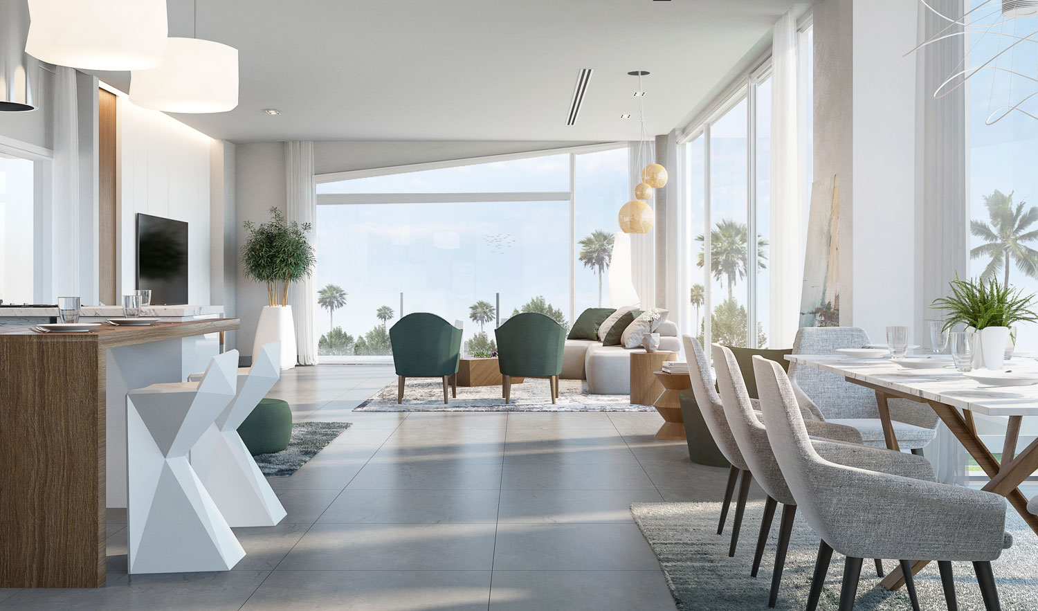 Reception and Dining Area
