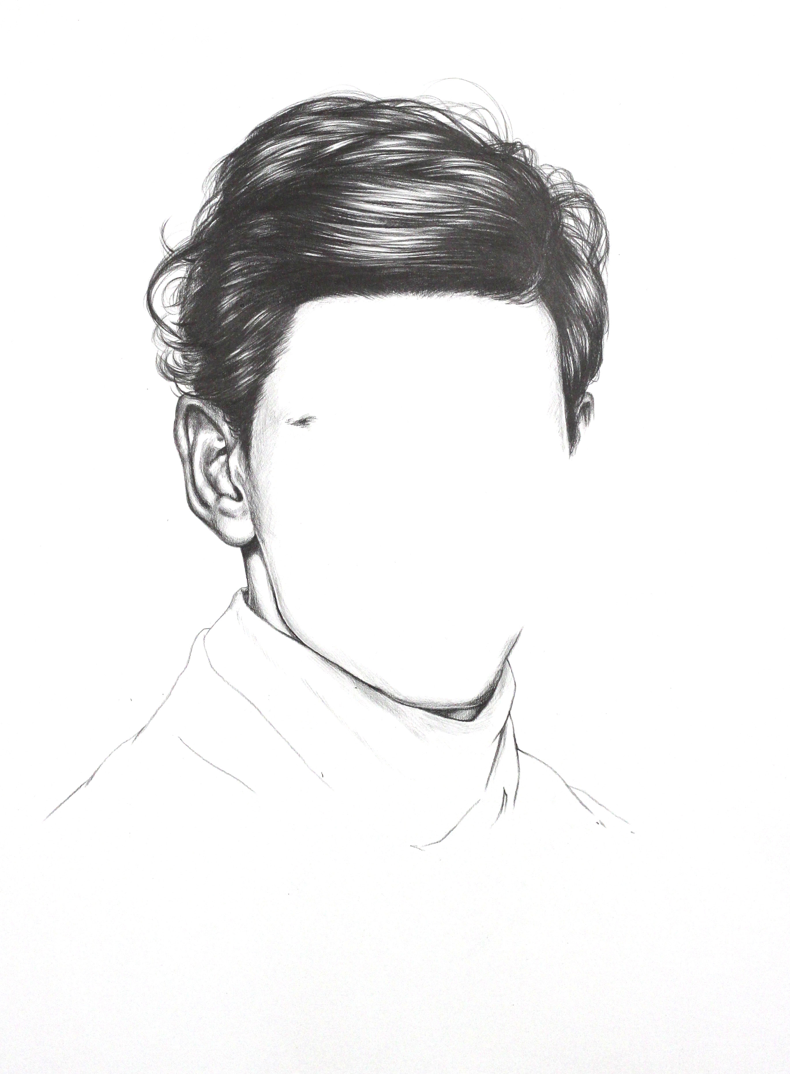 Landmarks and Features C, Graphite on Paper, 25.5 x 20", 2021