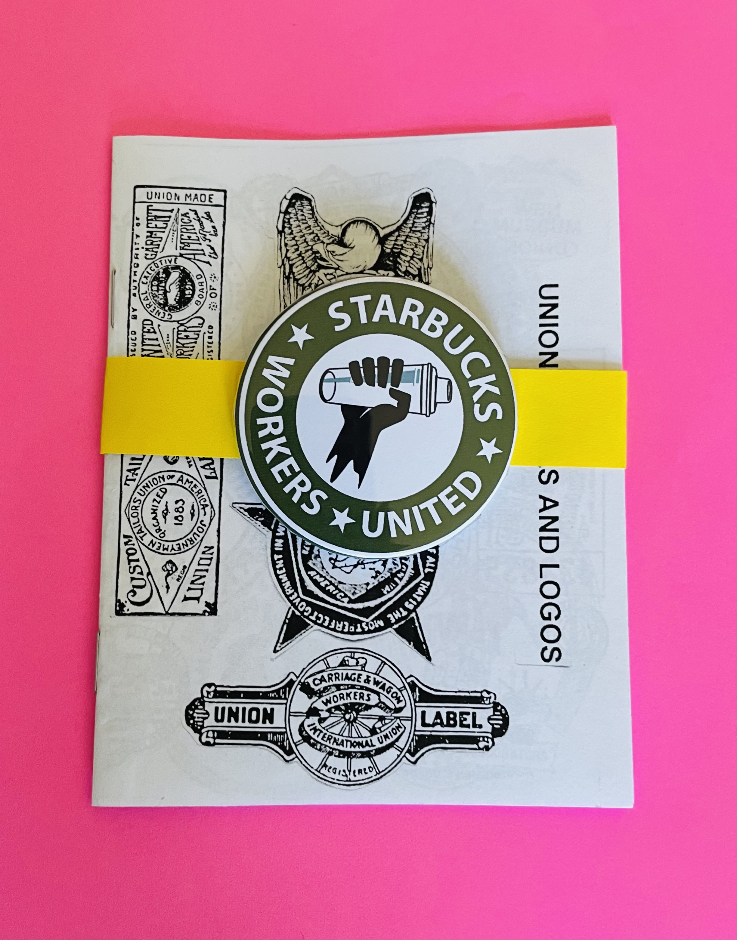 "Union Labels and Logos" zine, 2022-present