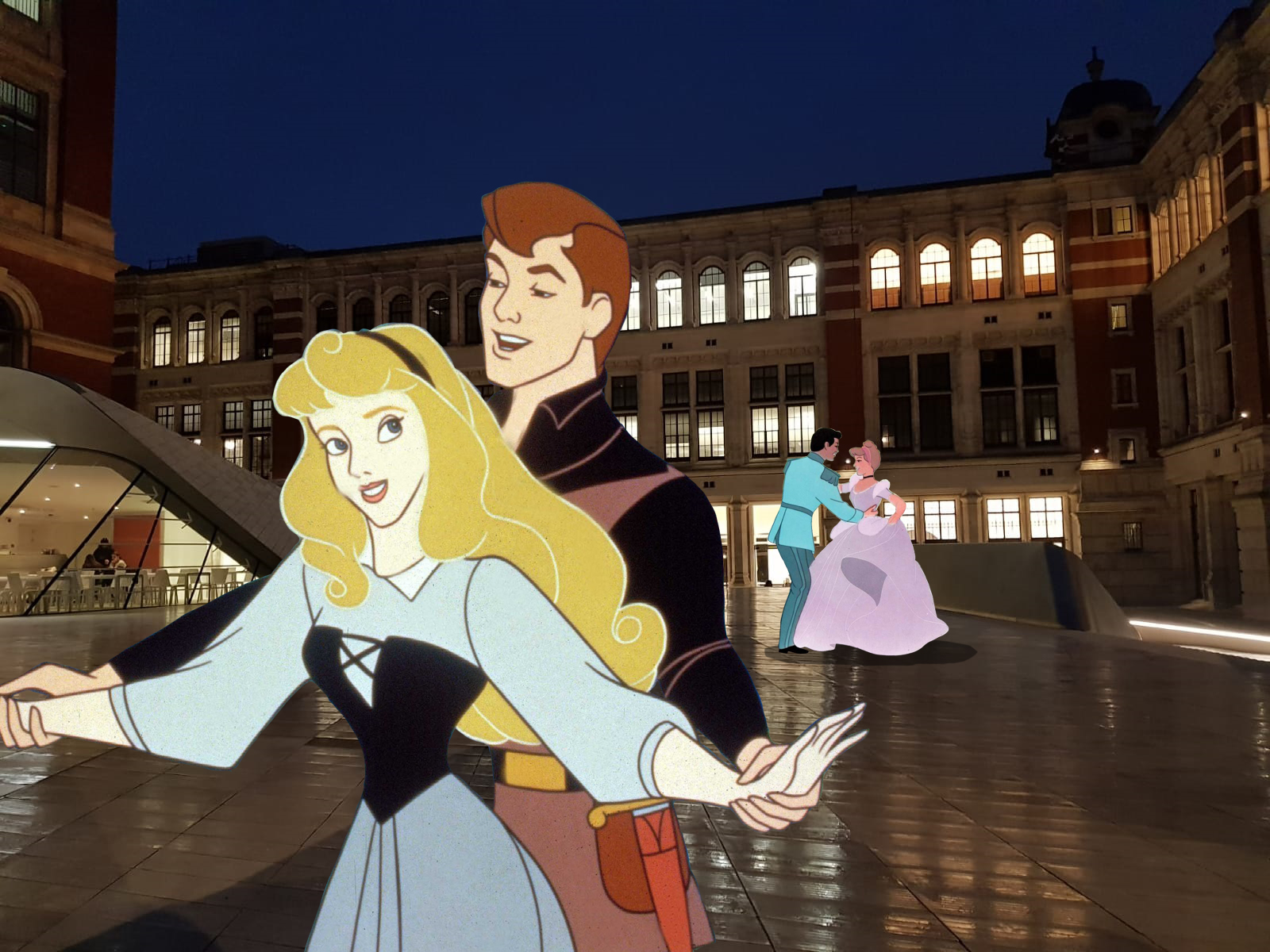 once upon a dream (2020) photo taken by me outside of the victoria & albert museum