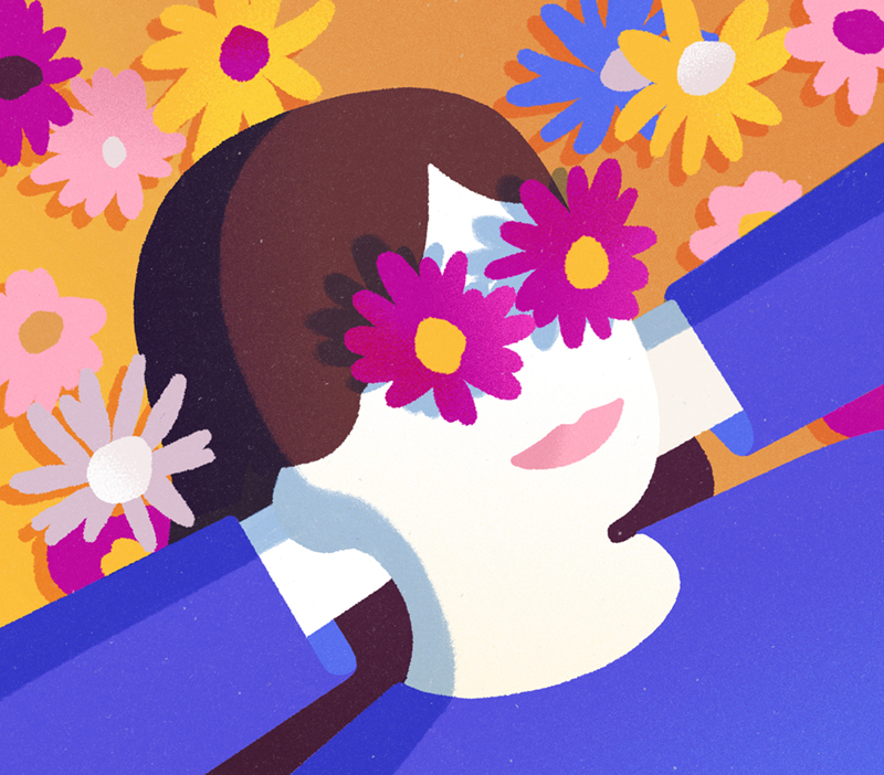 happiness El País Illustration María Hergueta