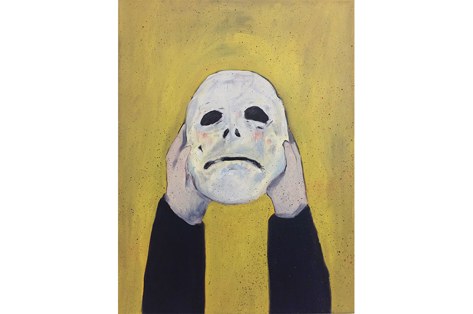 Francisco RodríguezMask, 2017Óleo sobre tela60 x 45 cm