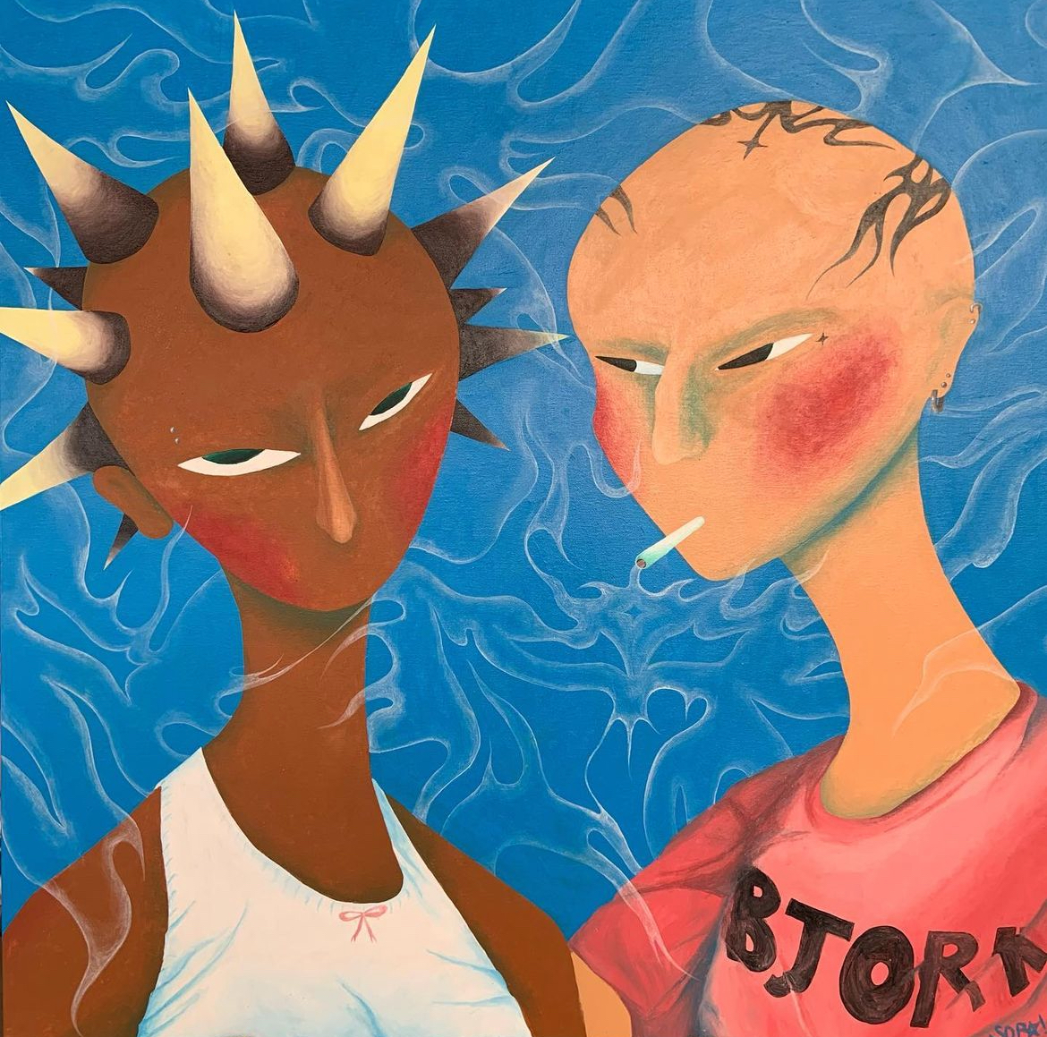 "FUMANDO AFUERA DEL VENUE" - vendido