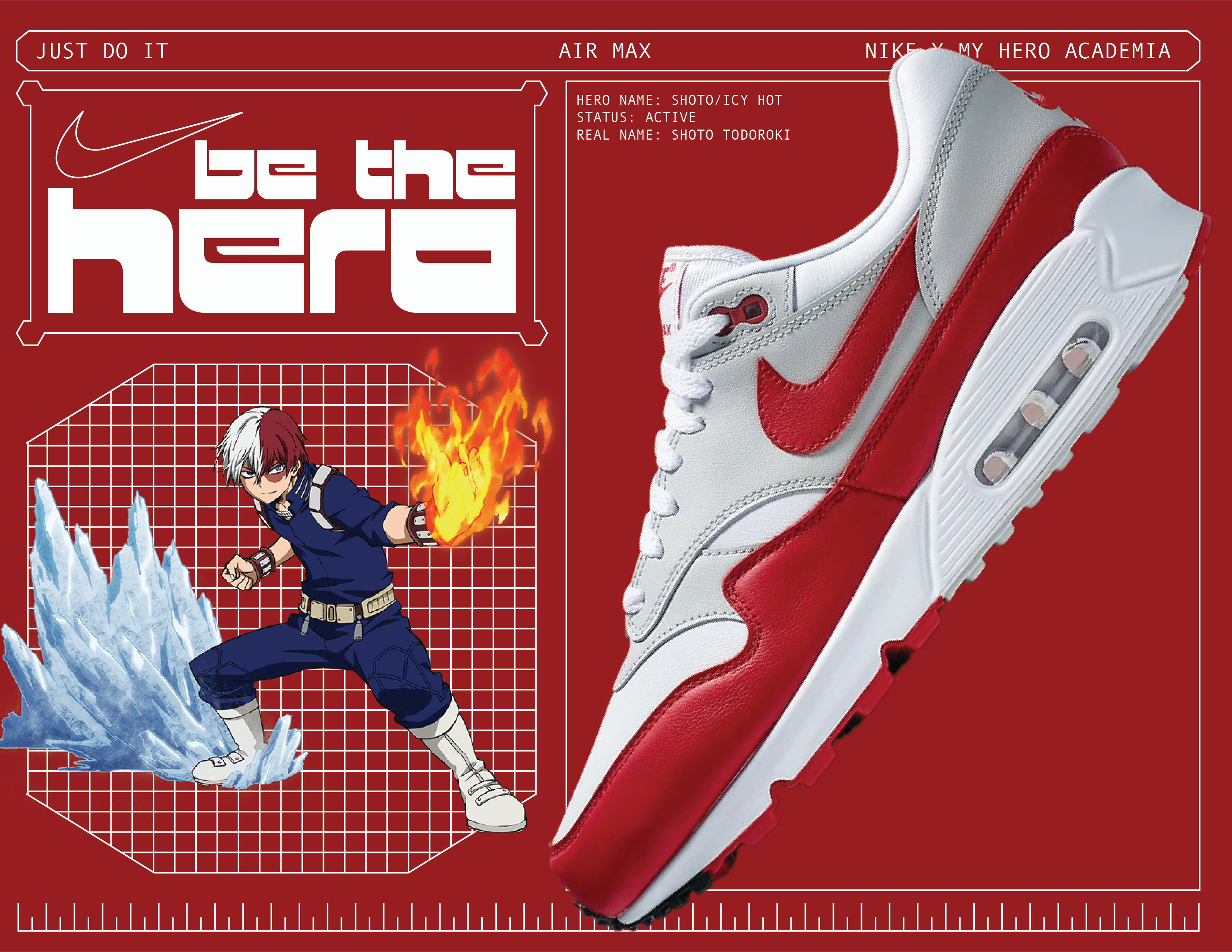 Nike X My Hero Academia - Ezra Lee