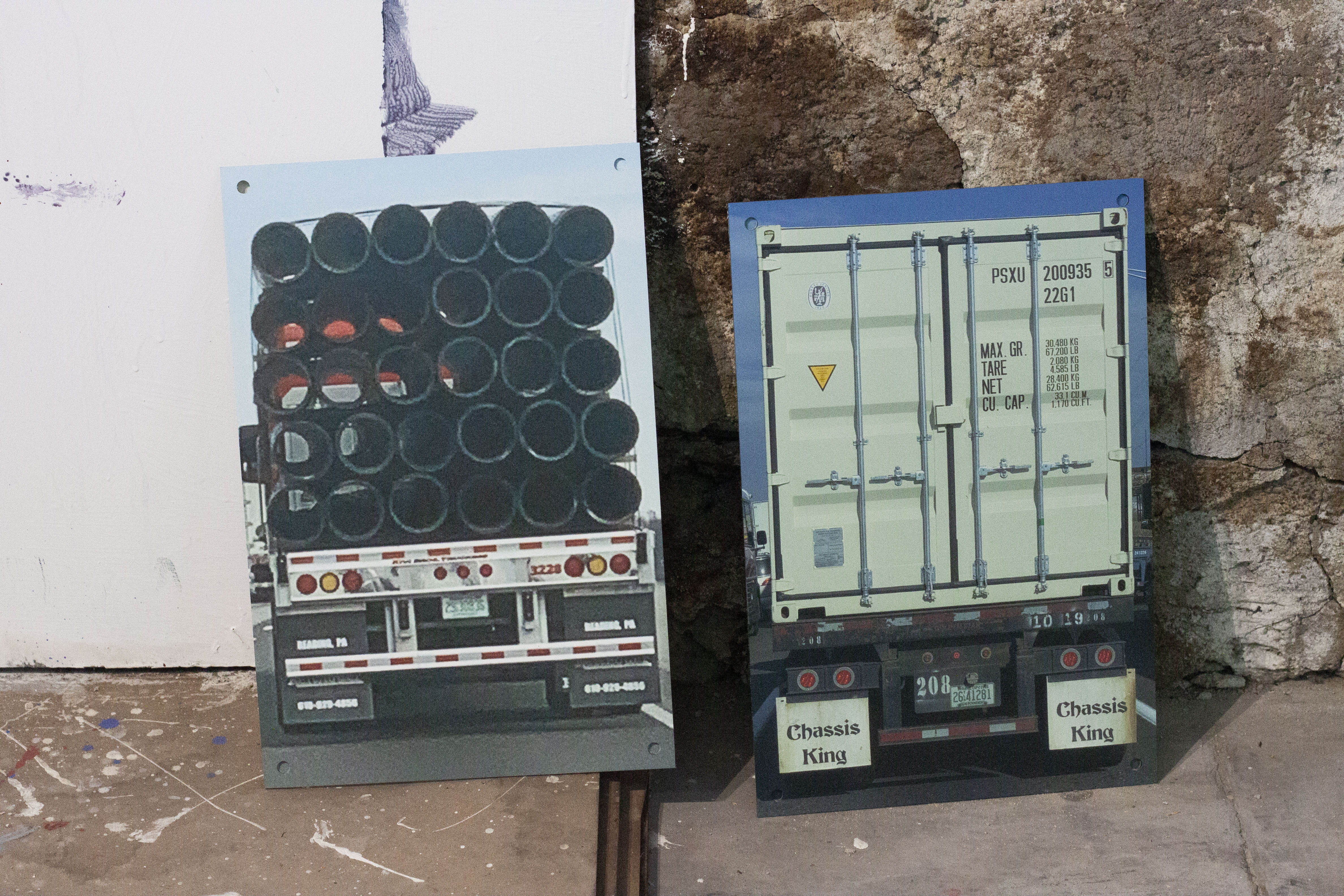 Neil's work in the studio at JO-HS, Mexico City.