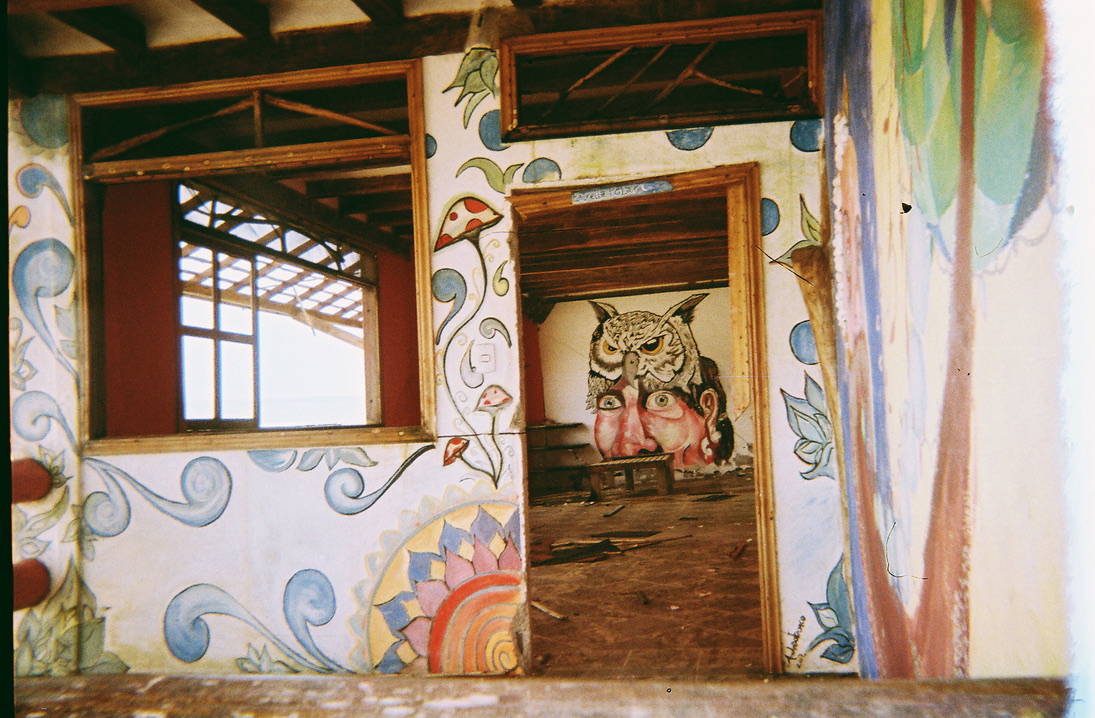 abandoned hostel in Mompiche Ecuador