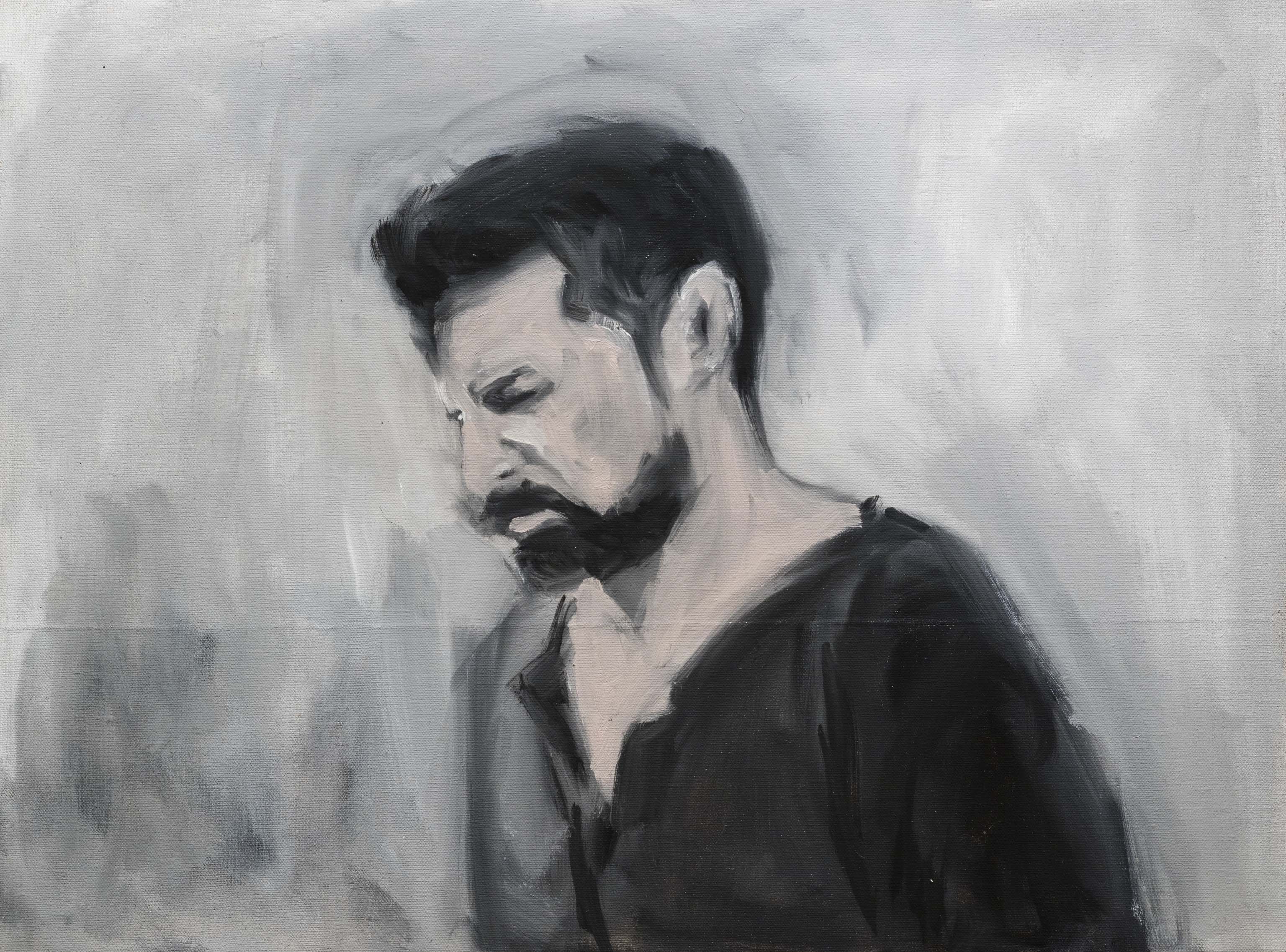 BH. 2017. oil on canvas. 18x24 inches. 46x62 cm.