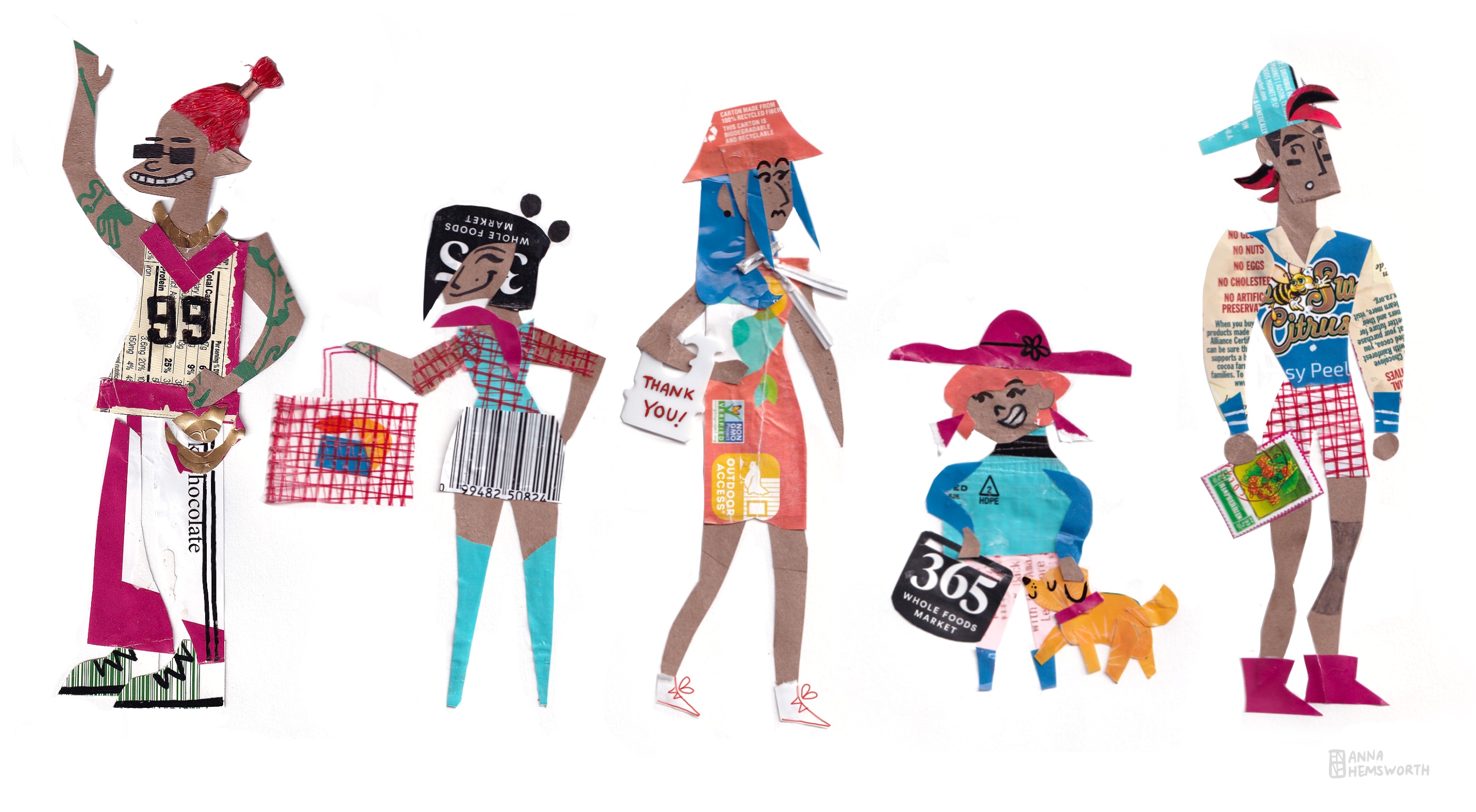 whole foods wrappers collage (2023)