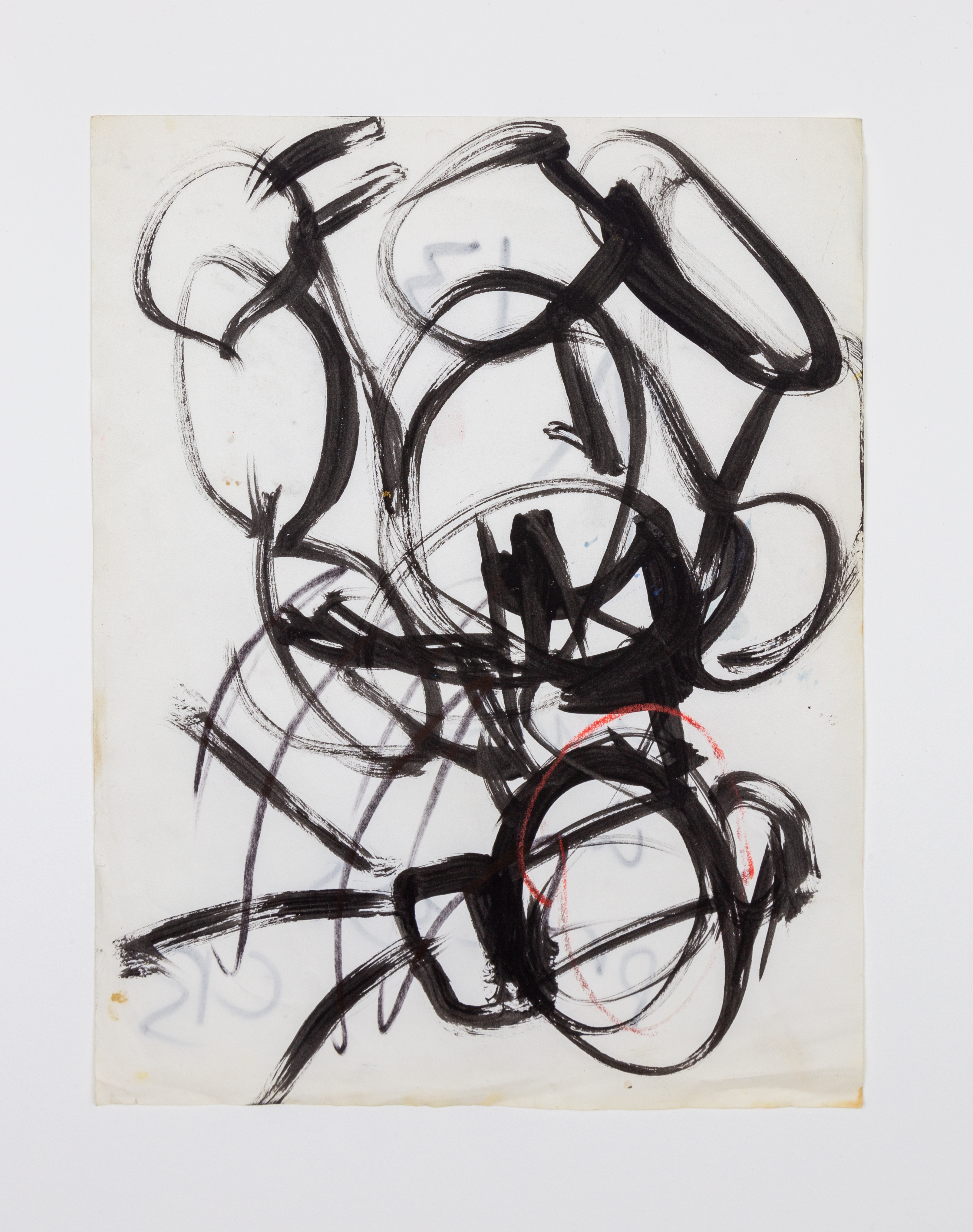 Cay Bahnmiller, Hive in Process #13, c. 2003, ink, marker, pastel on paper, 11 x 8.5 inches