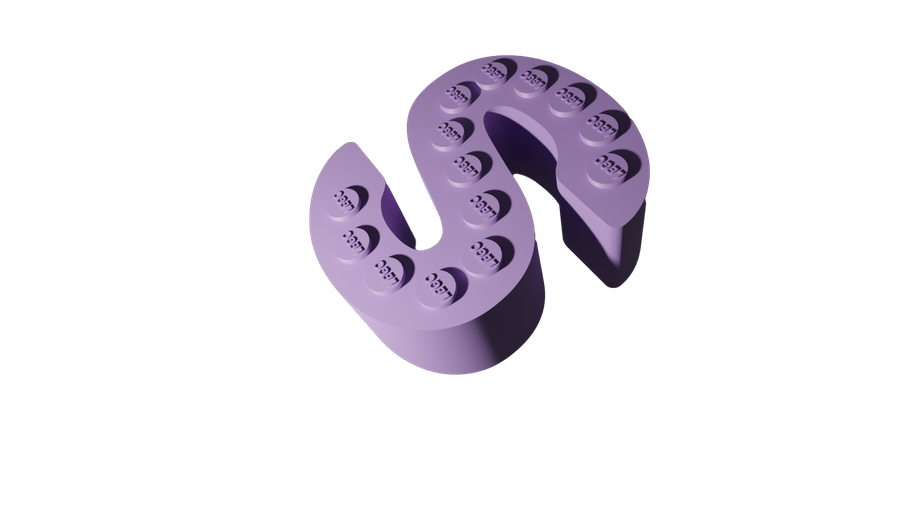 Third brick - S-shaped brick - first view