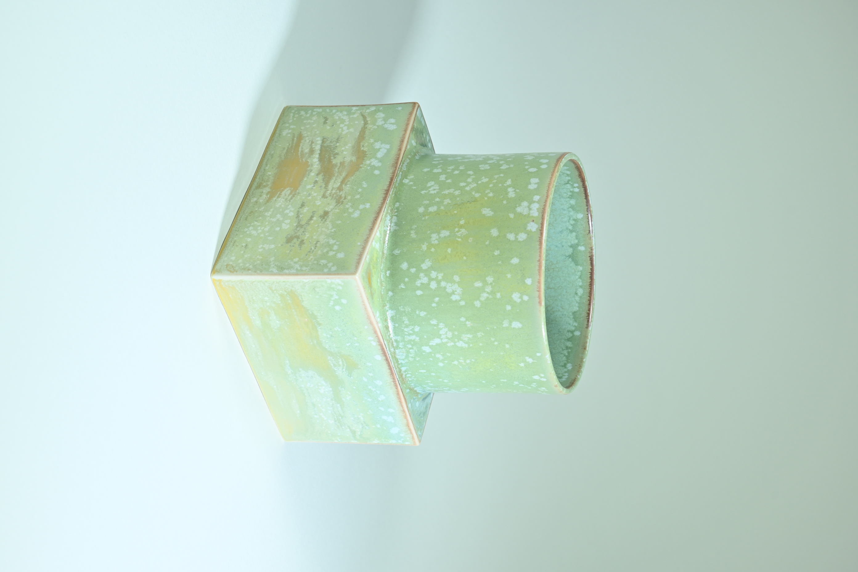 Vase C&S Yellowish Green  100,000원