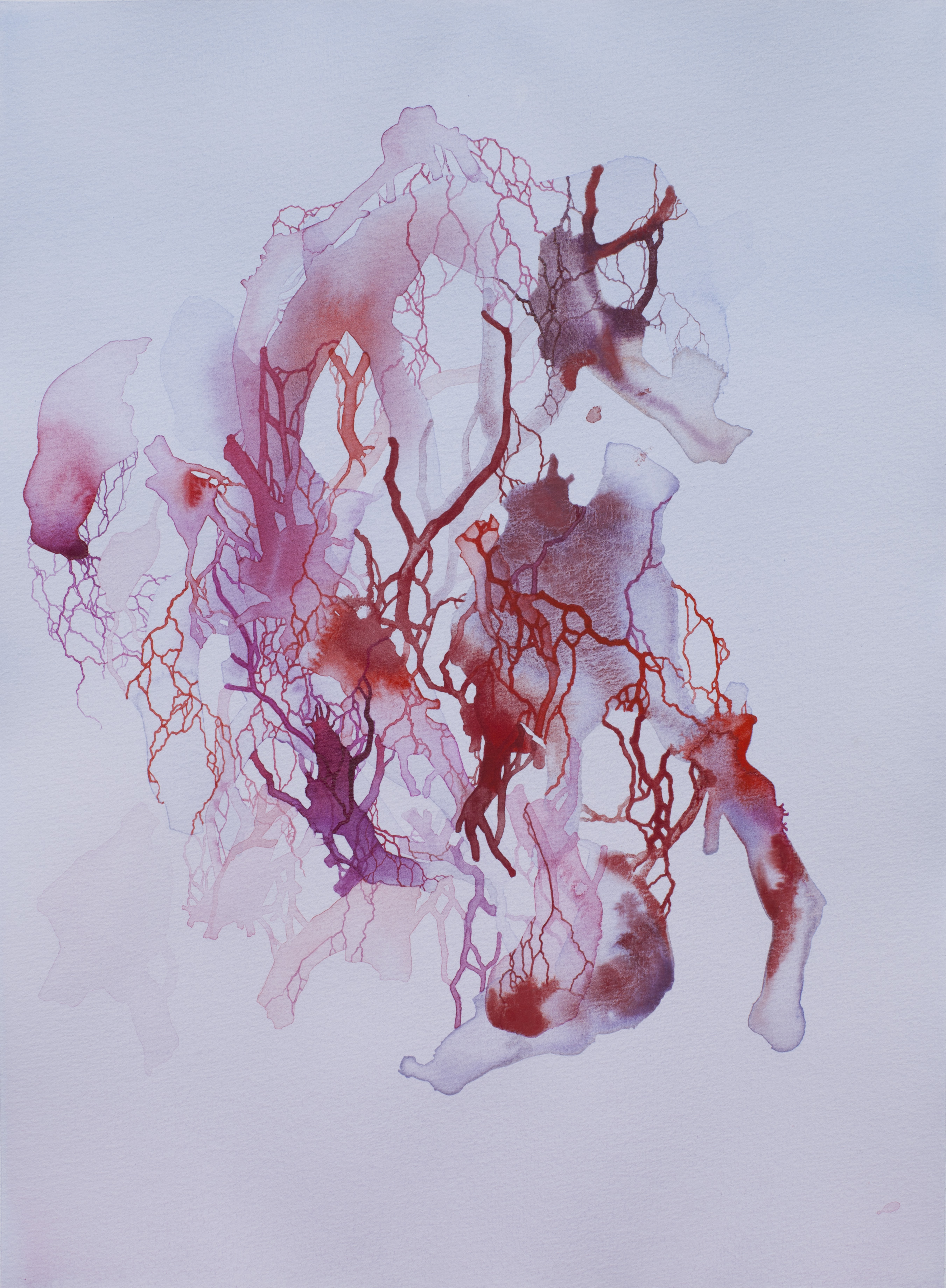 Entraille #3 (aquarelle, 29,7x40cm, novembre 2024)