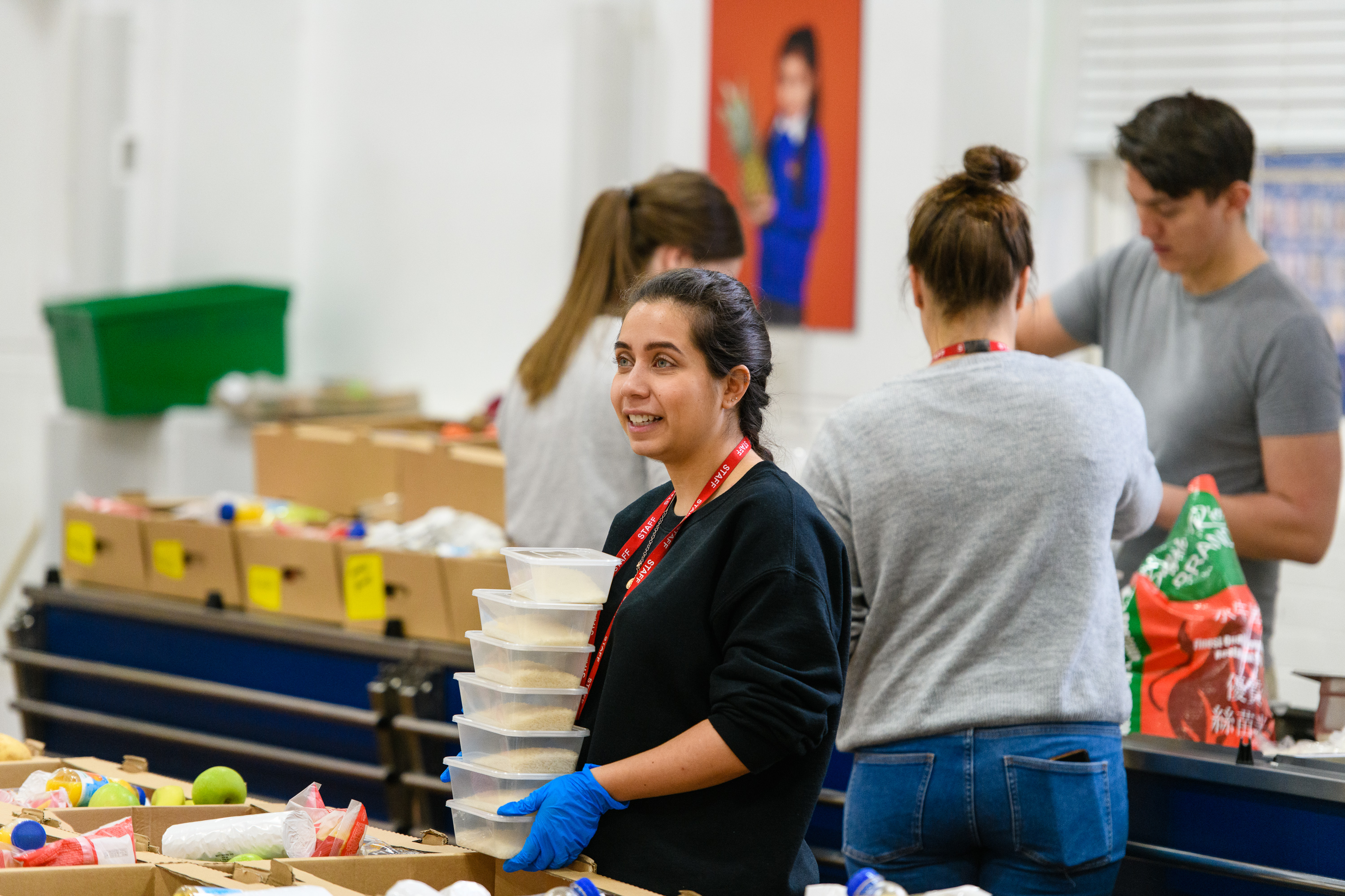 The teachers at Mandeville Primary school are volunteering to help out with the food programme