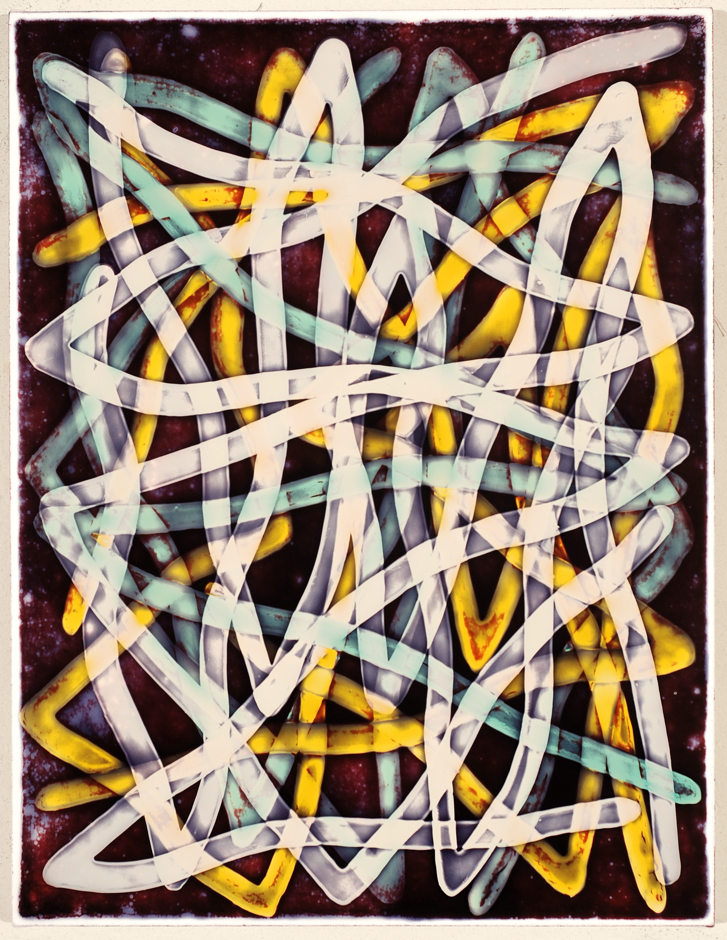 2016 XI, acrylic on canvas over board, 21.5 x 16.5 inches