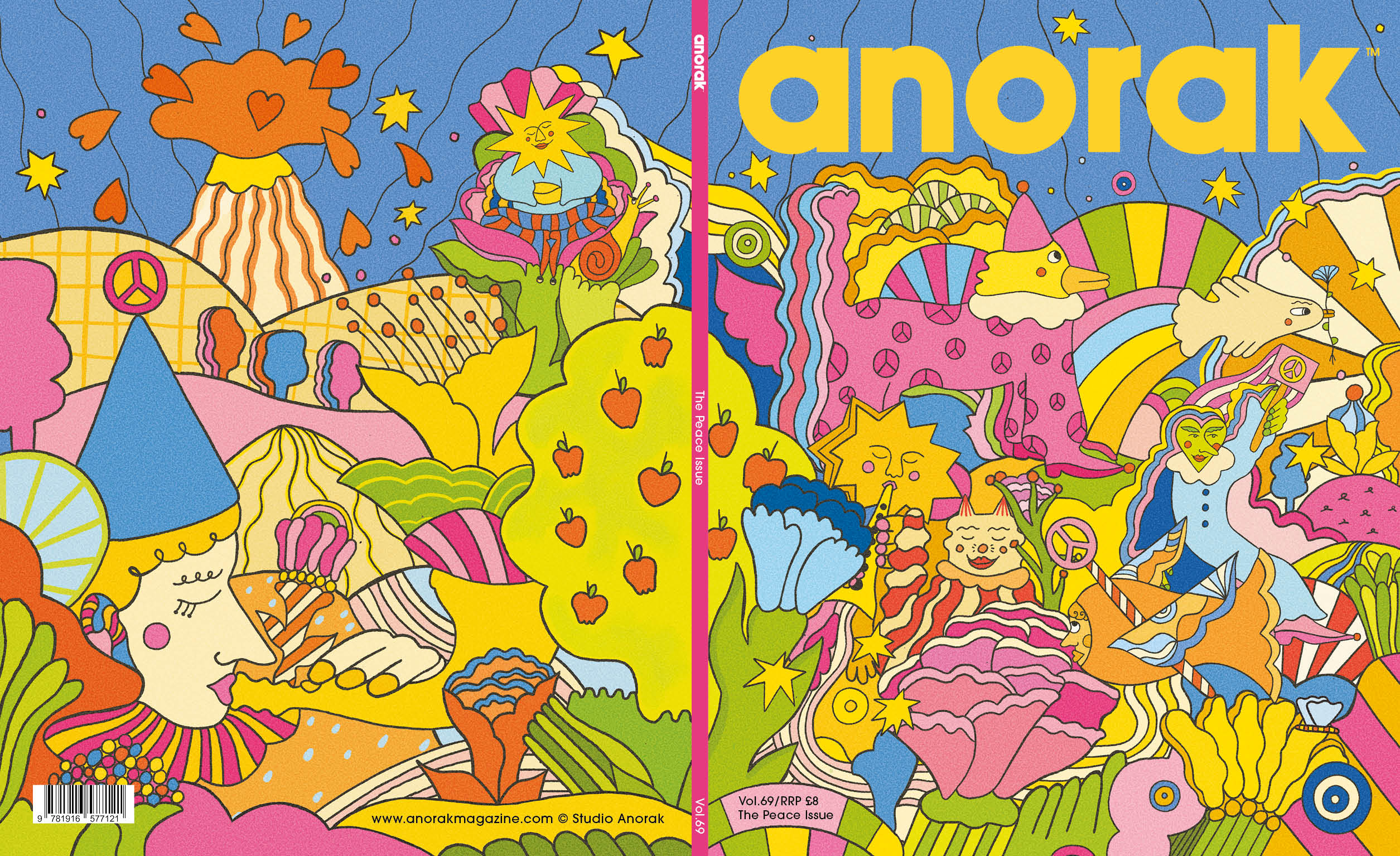 Guest Illustrator - Anorak Magazine PEACE