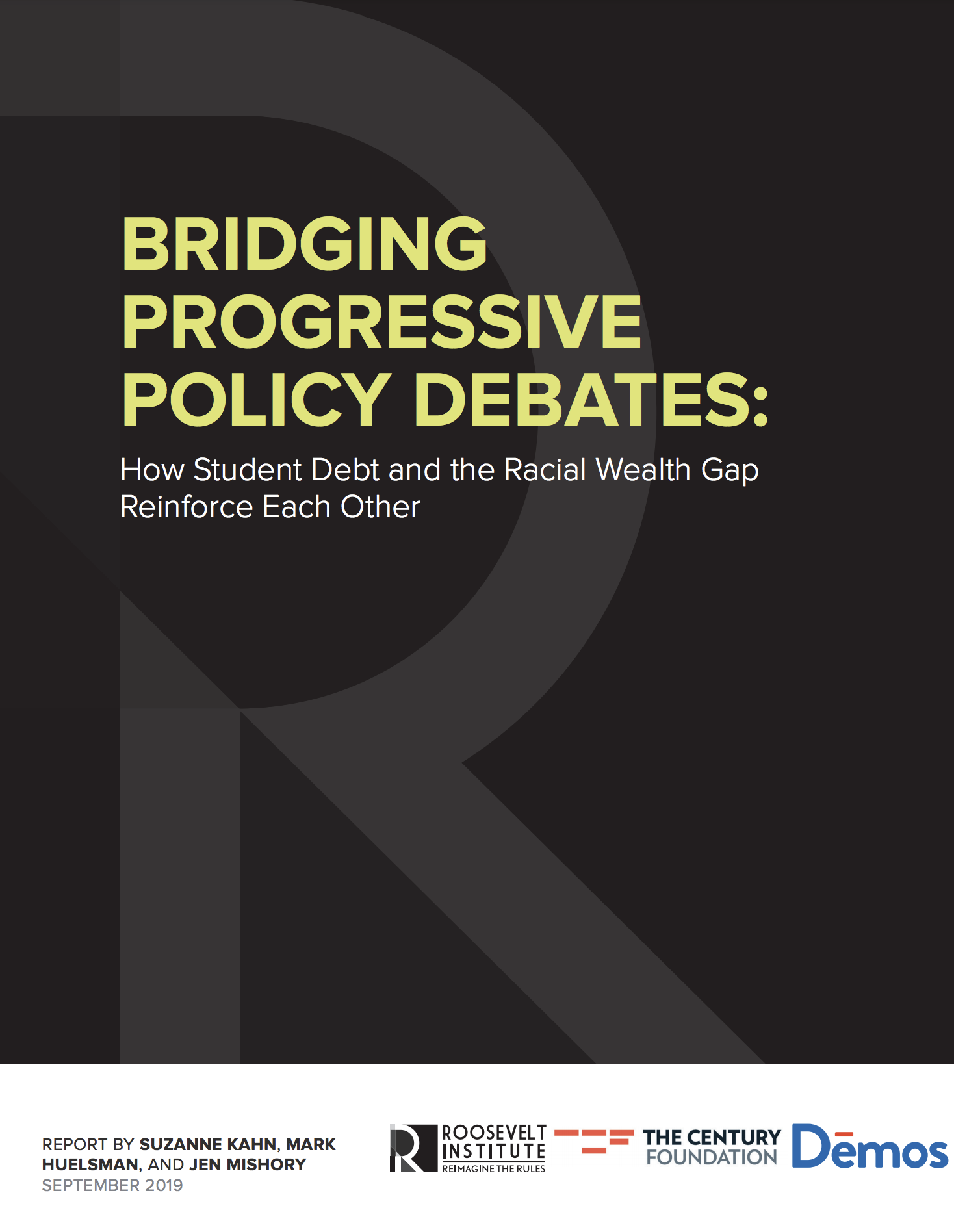 2019, How Student Debt and the Racial Wealth Gap Reinforce Each Other by The Century Foundation