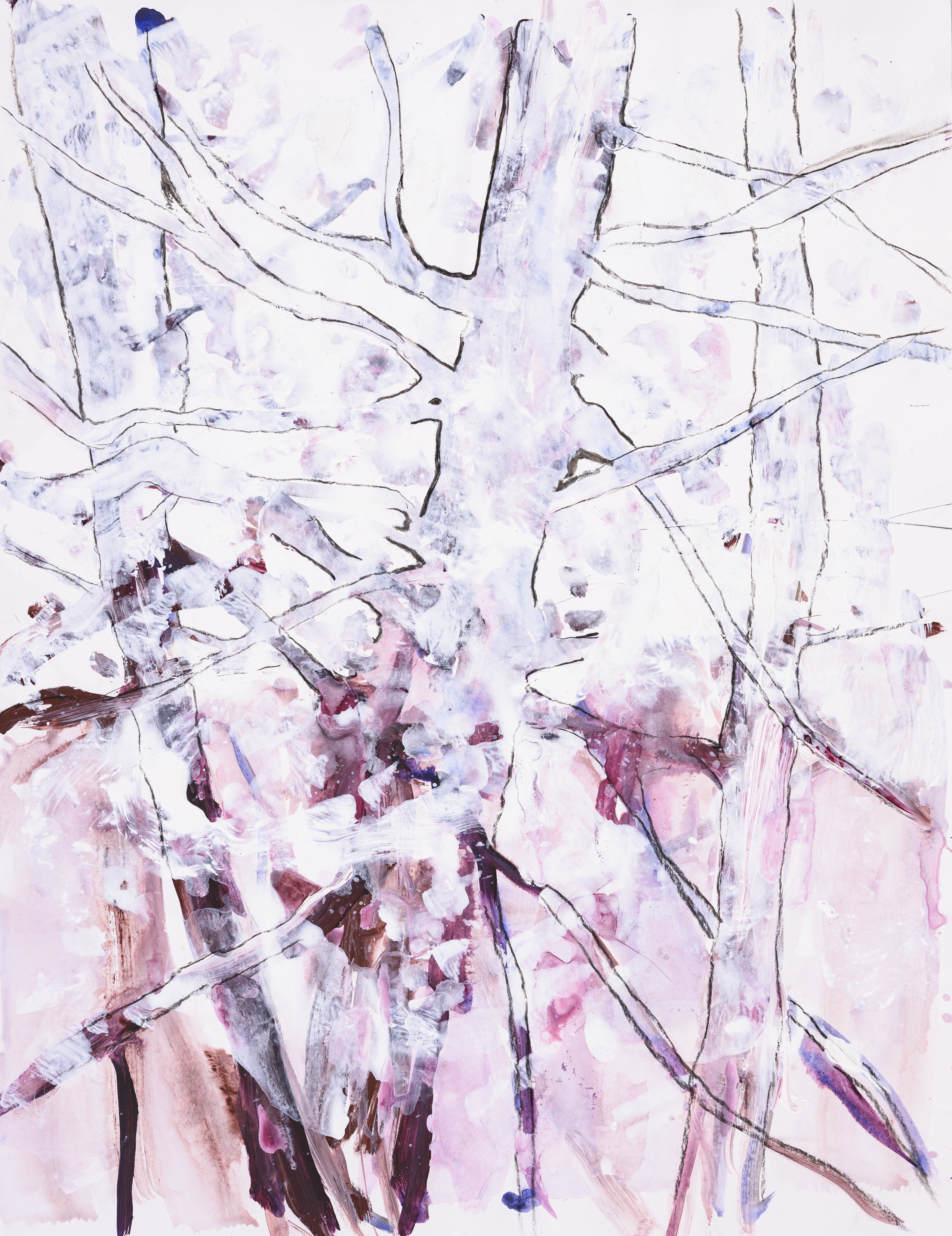 Study of nature 5037Acrylic on paper 65×50cm