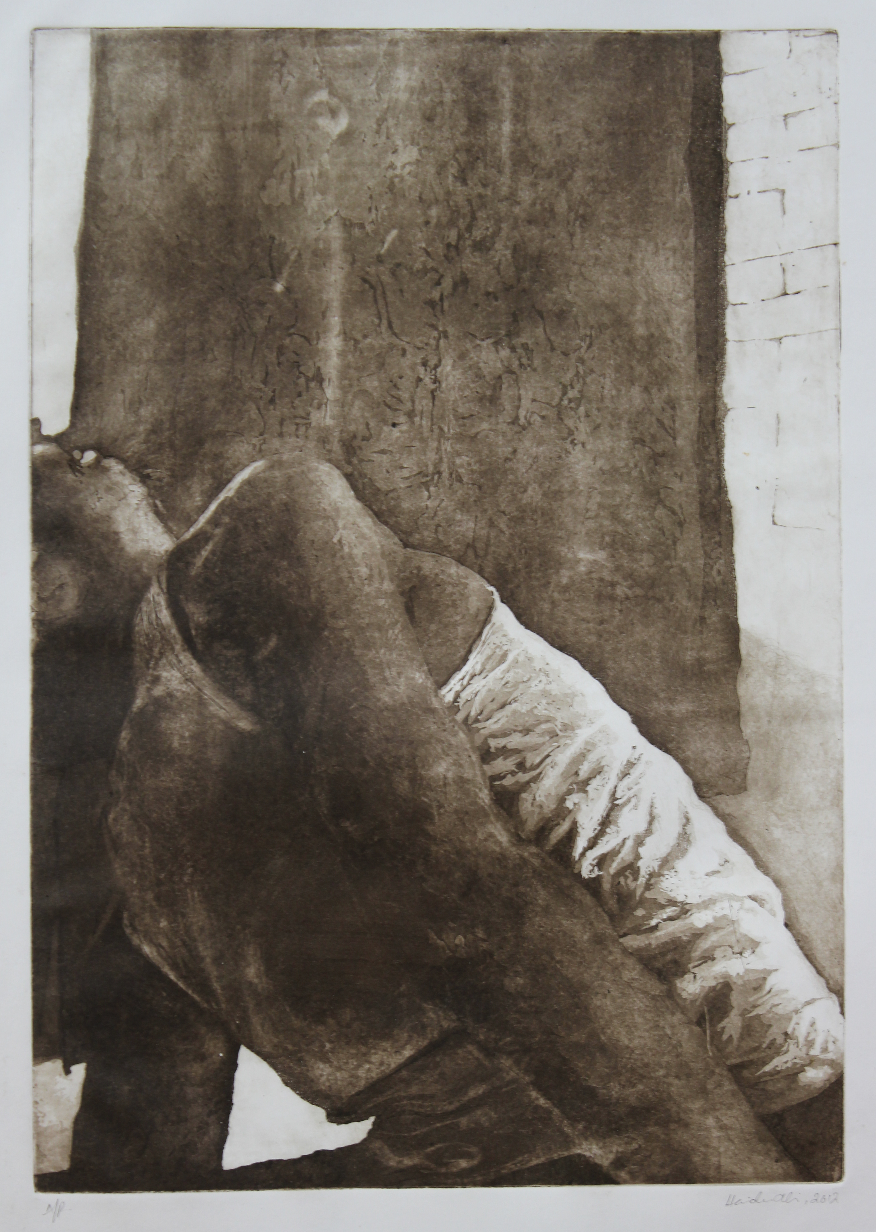Untitled, Etchings on paper, 43cm x 33cm, 2012