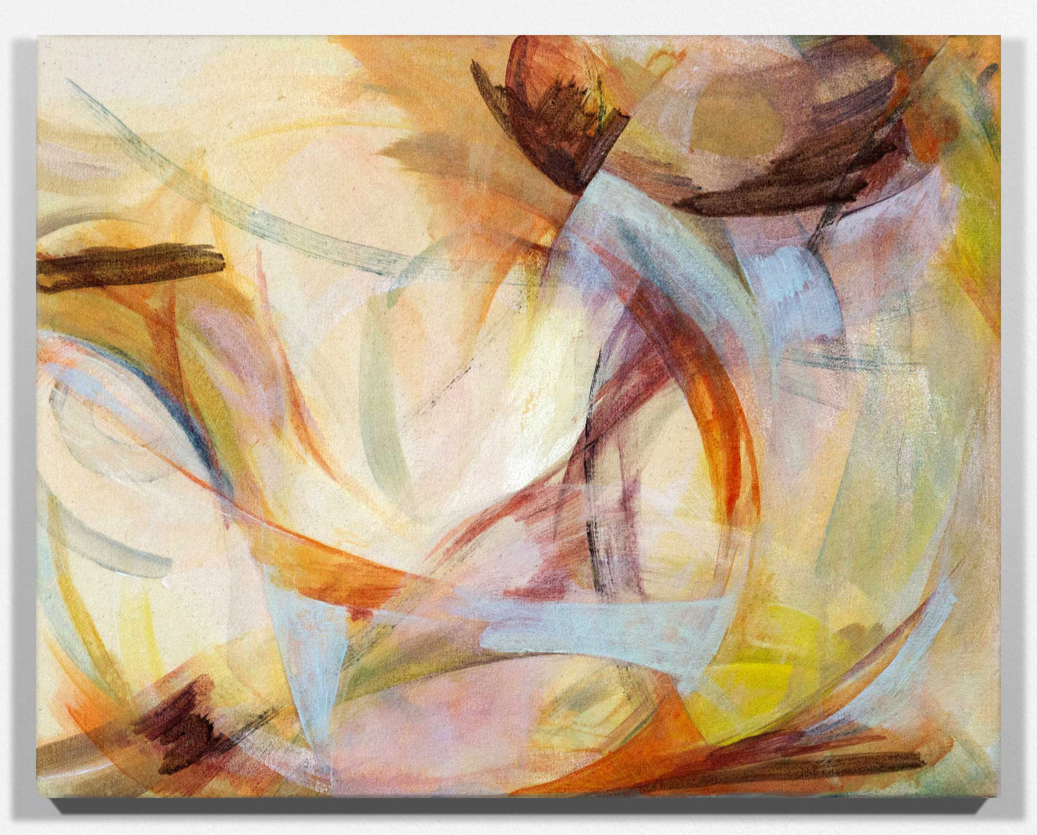 Lamella, 2019, 17 x 22 in, Acrylic on canvas