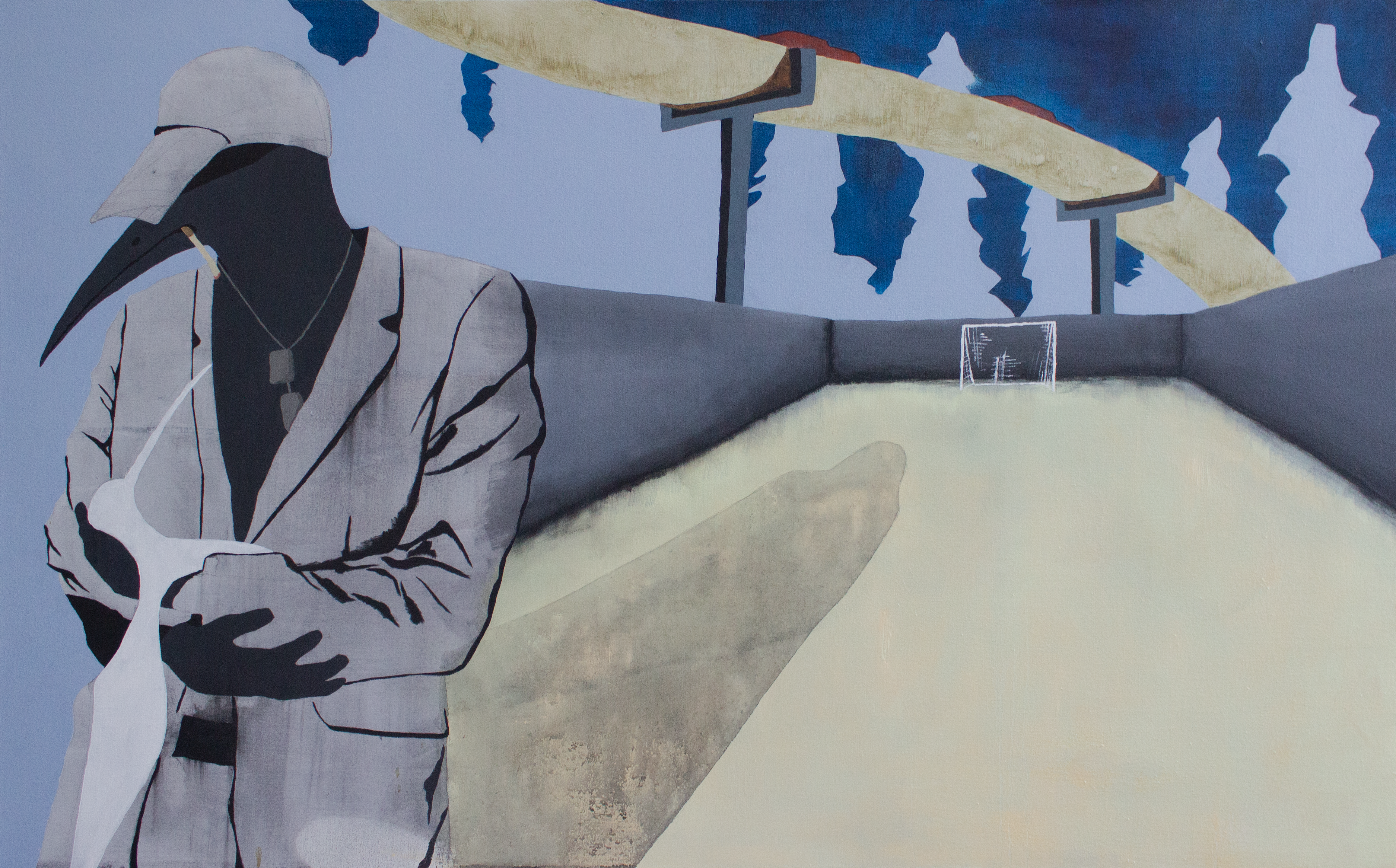 Birdman's fallen child // Acrylic & Oil on Canvas // 110x68cm // 2020