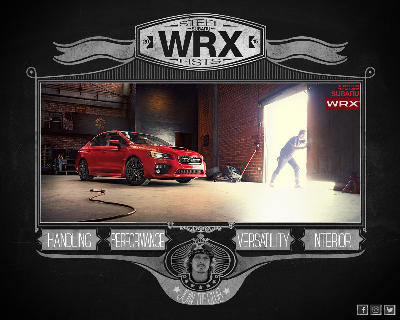 SUBARU WRX Steel Fists Website