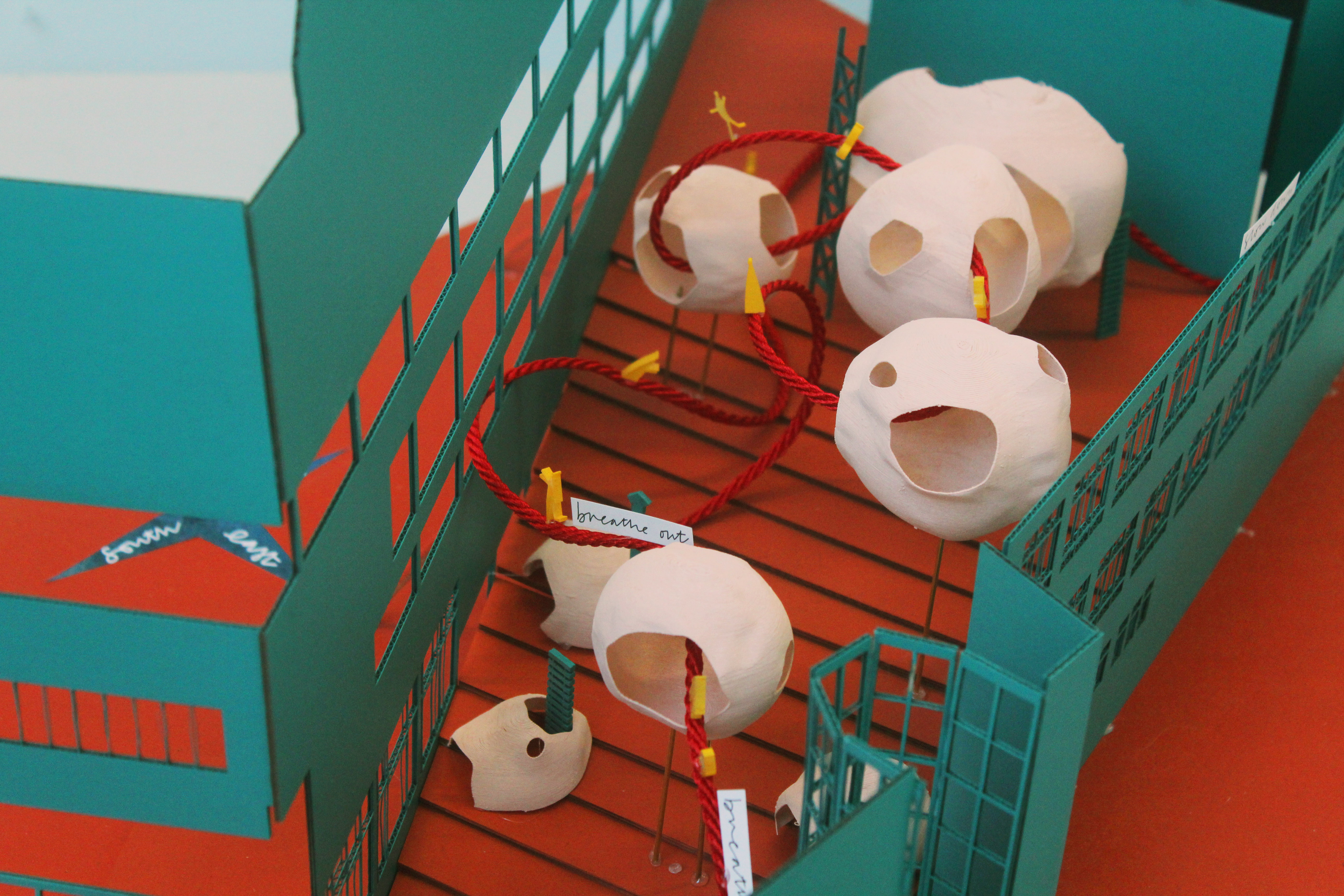 3D model from Breathing Space thesis project, 2021