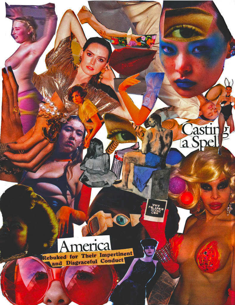 "Casting a Spell", collage (2020)