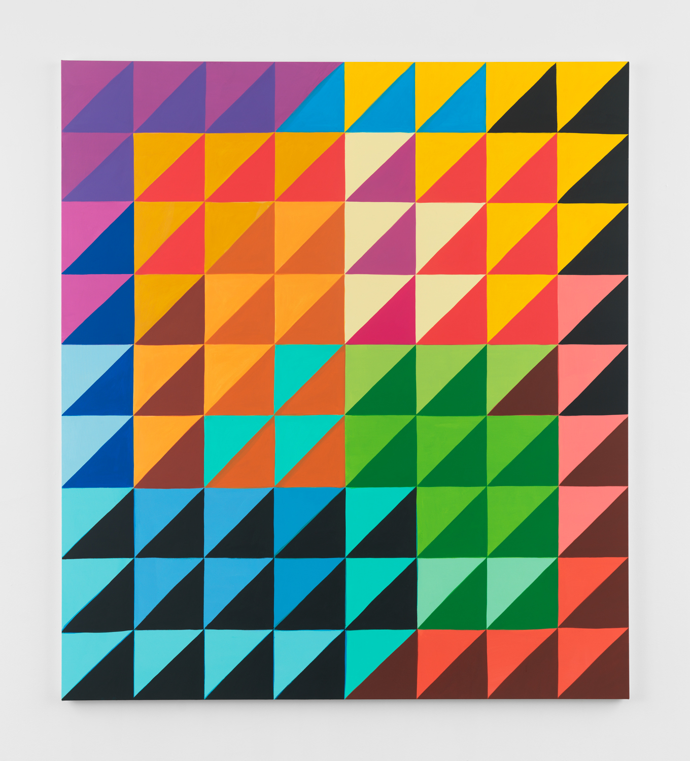 Rattlesnake Speedway, 81 x 72 in