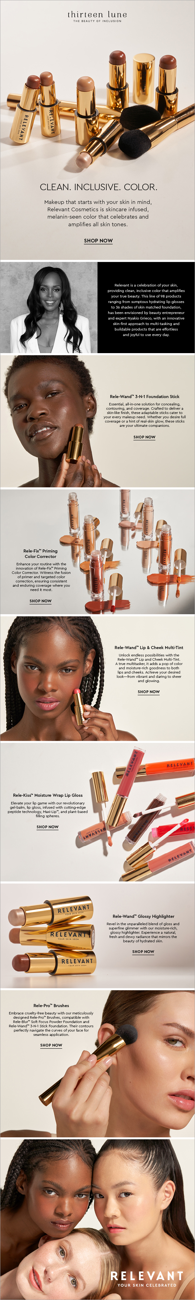 EMAIL / THIRTEEN LUNE x JCP BEAUTY