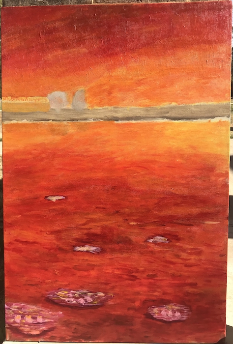 Shane Sheets, Reflections, 24" x 36", acrylic