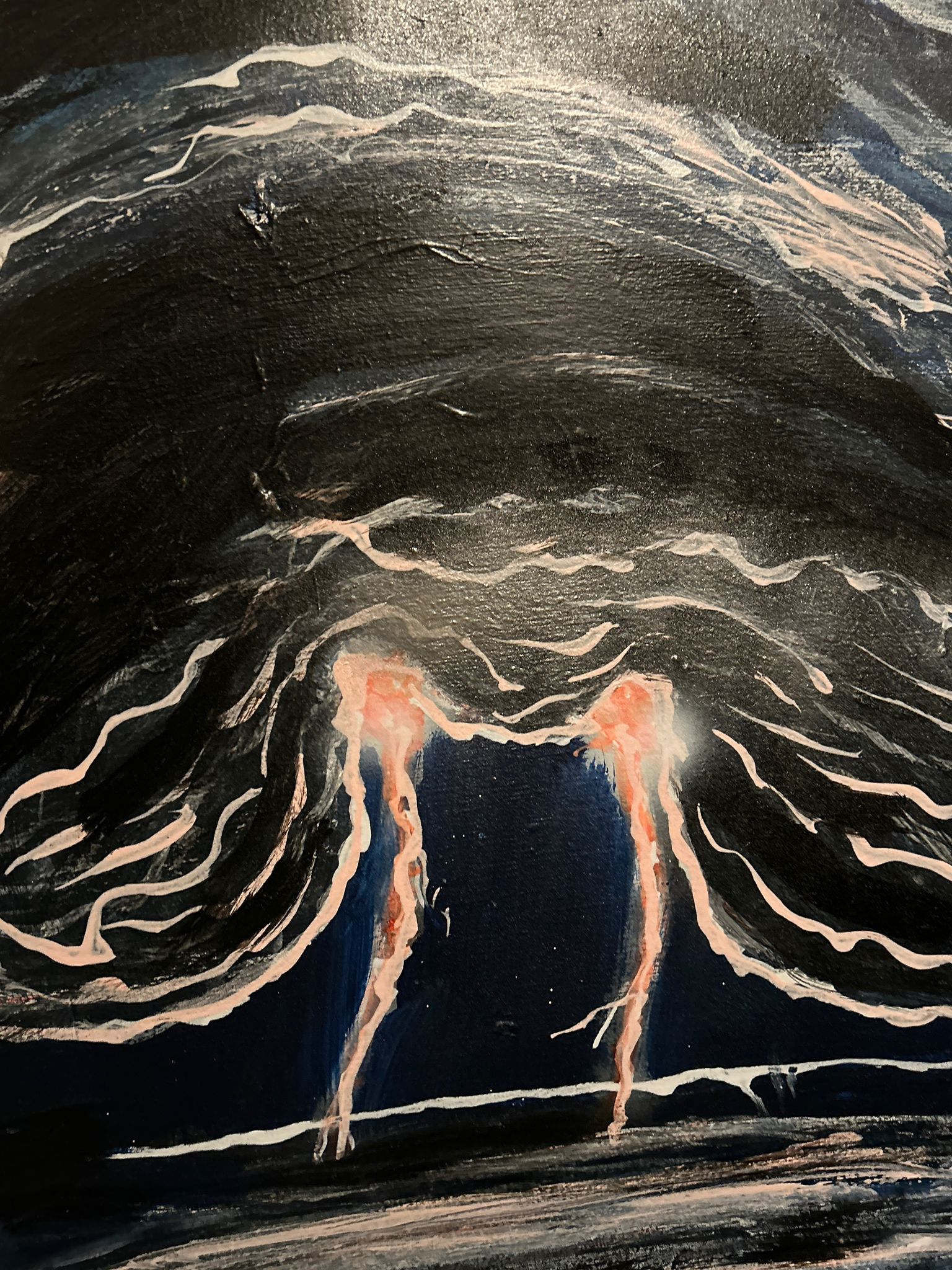 M&eacute;d&eacute;ric N&eacute;binger - Berzerk - Acrylique sur toile - 80*40cm - 2026