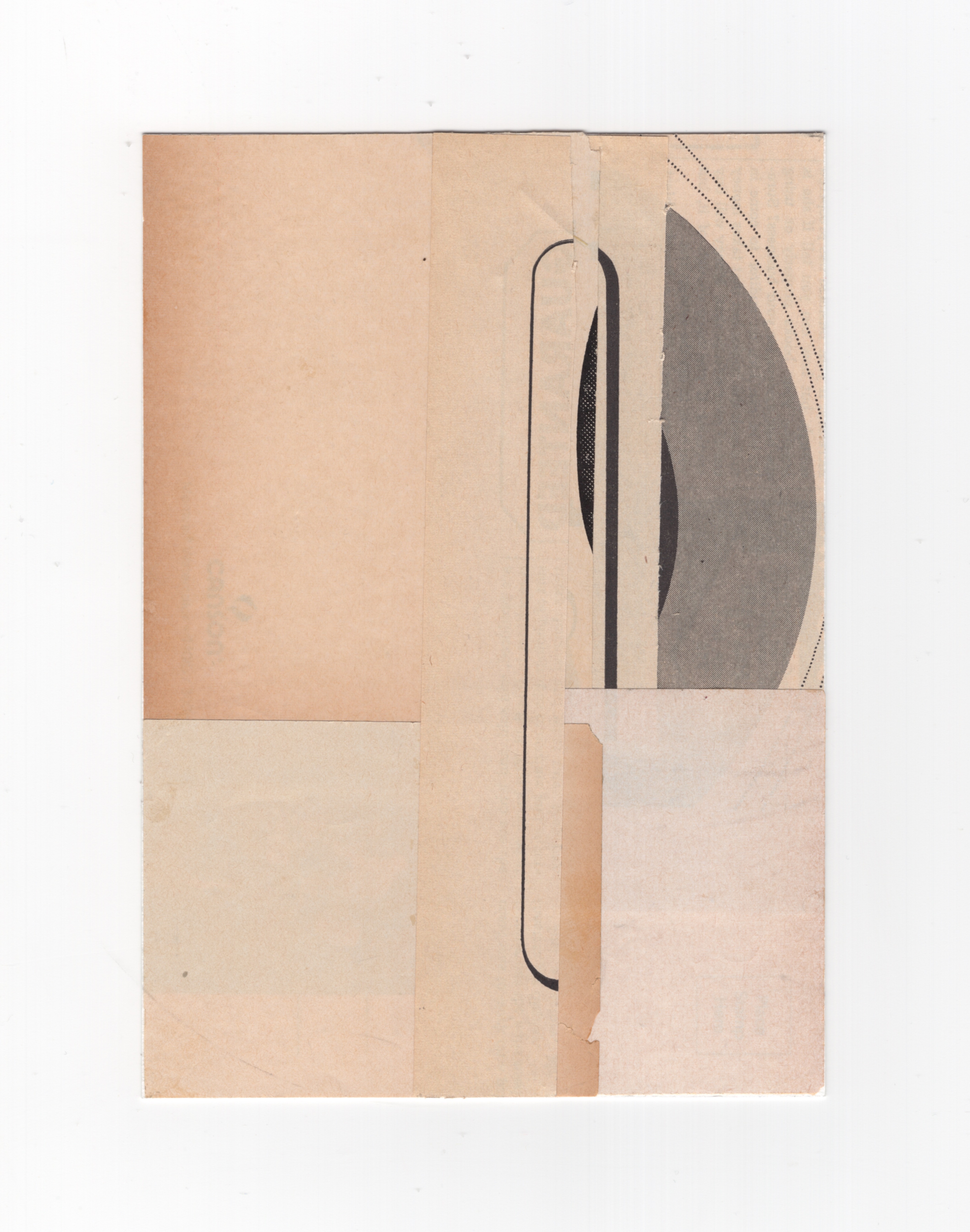 Untitled (black crescent)