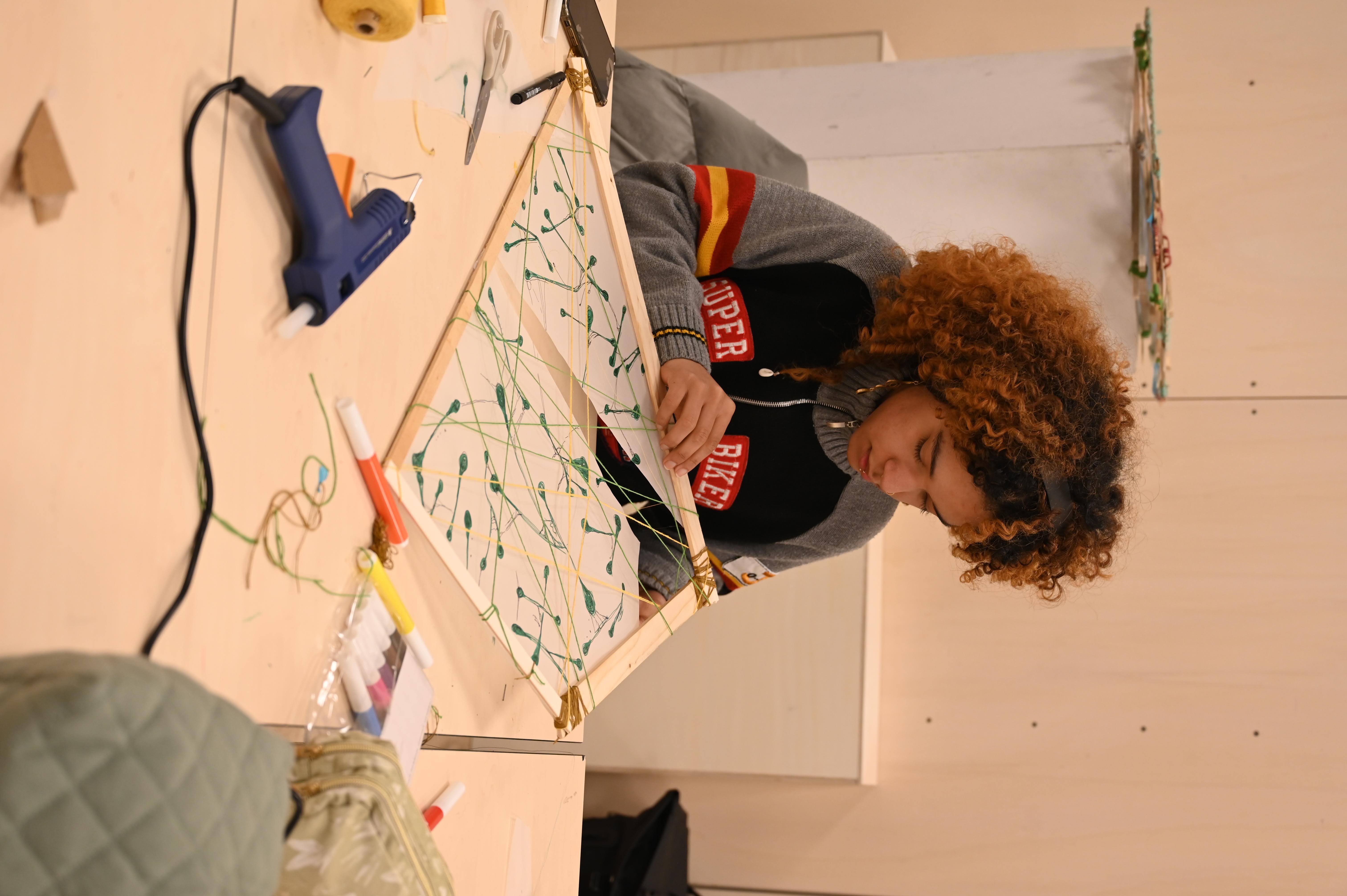 Projectweek Breitner academie, workshop Razia Barsatie