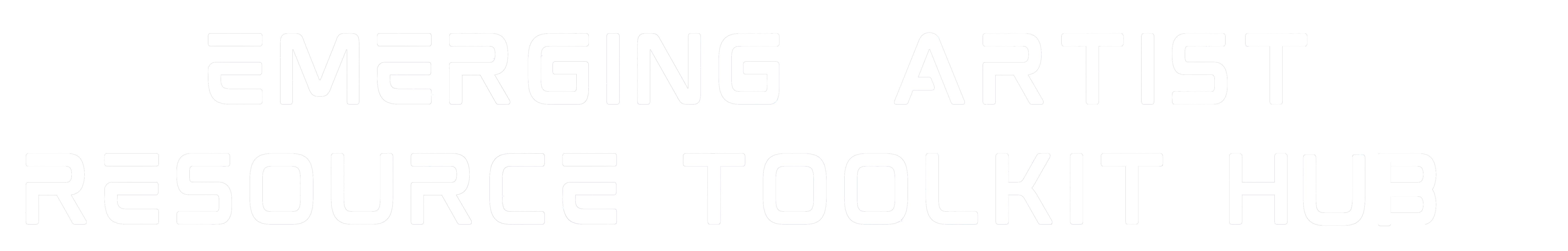 Emerging Artist Resource Toolkit Hub
