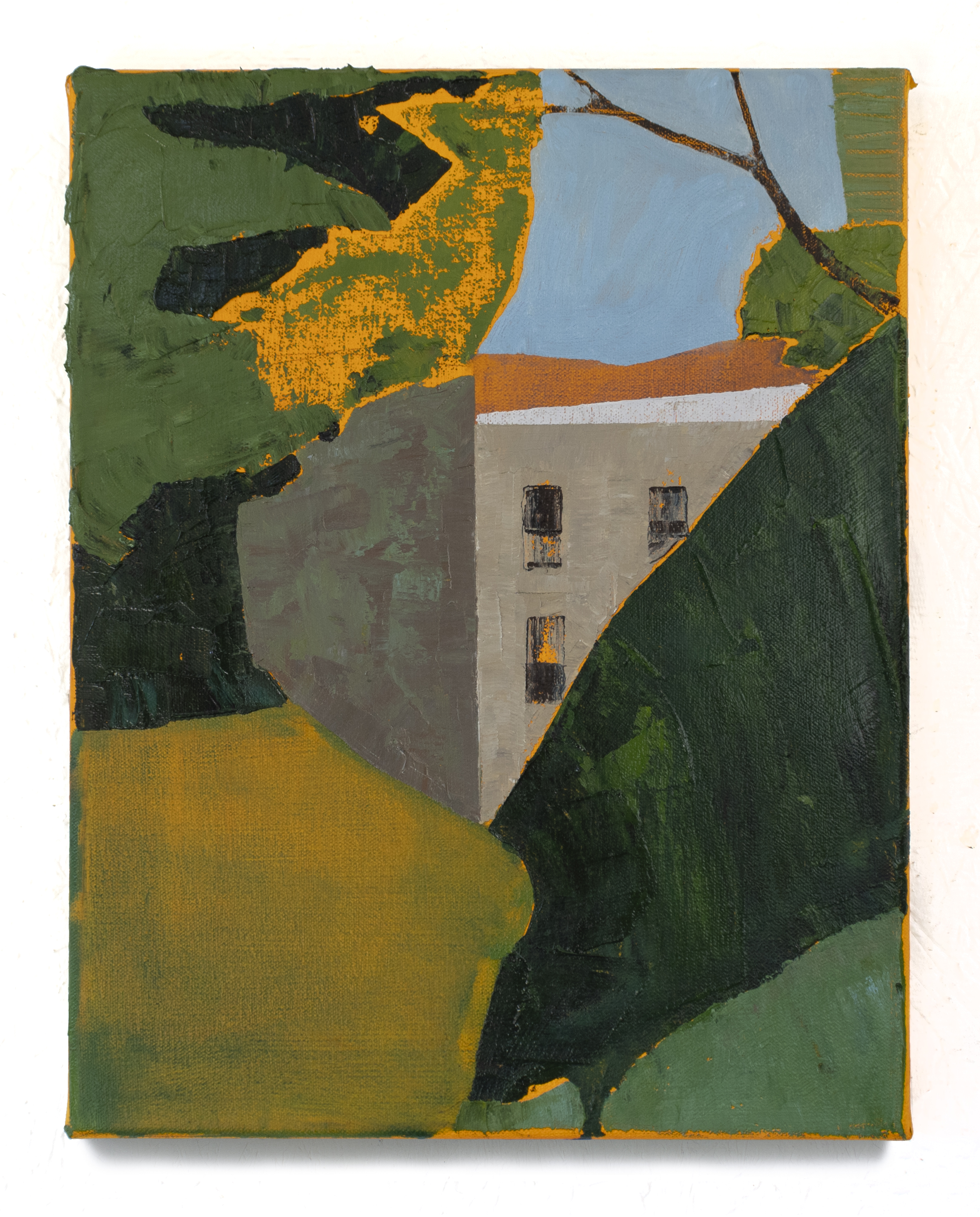 "Channel" oil on canvas, 14 x 11 in., 2025