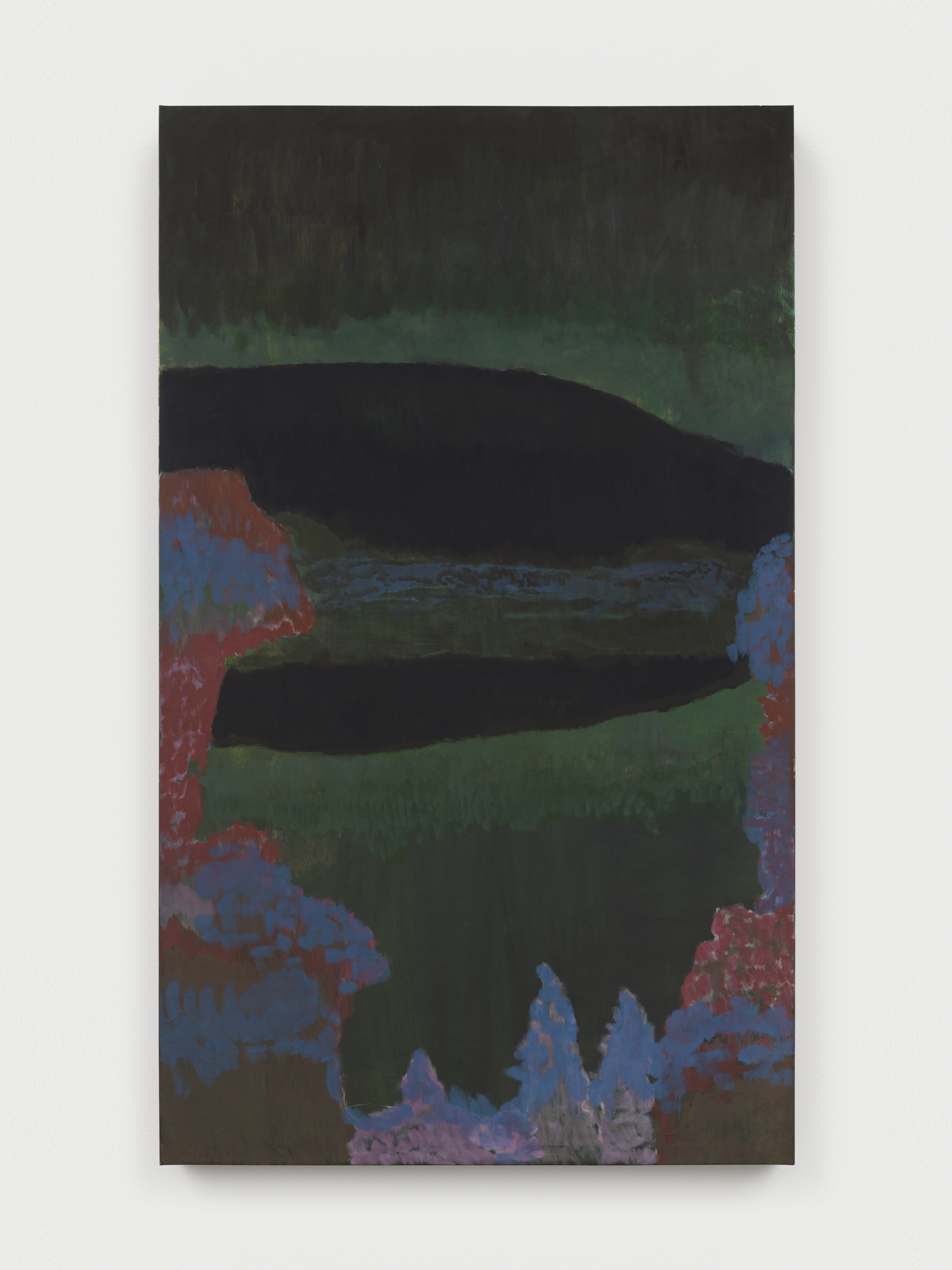 Writers Lake, 2024-2025 Oil on canvas 78 3/4 x 47 1/4 in 200 x 120 cm
