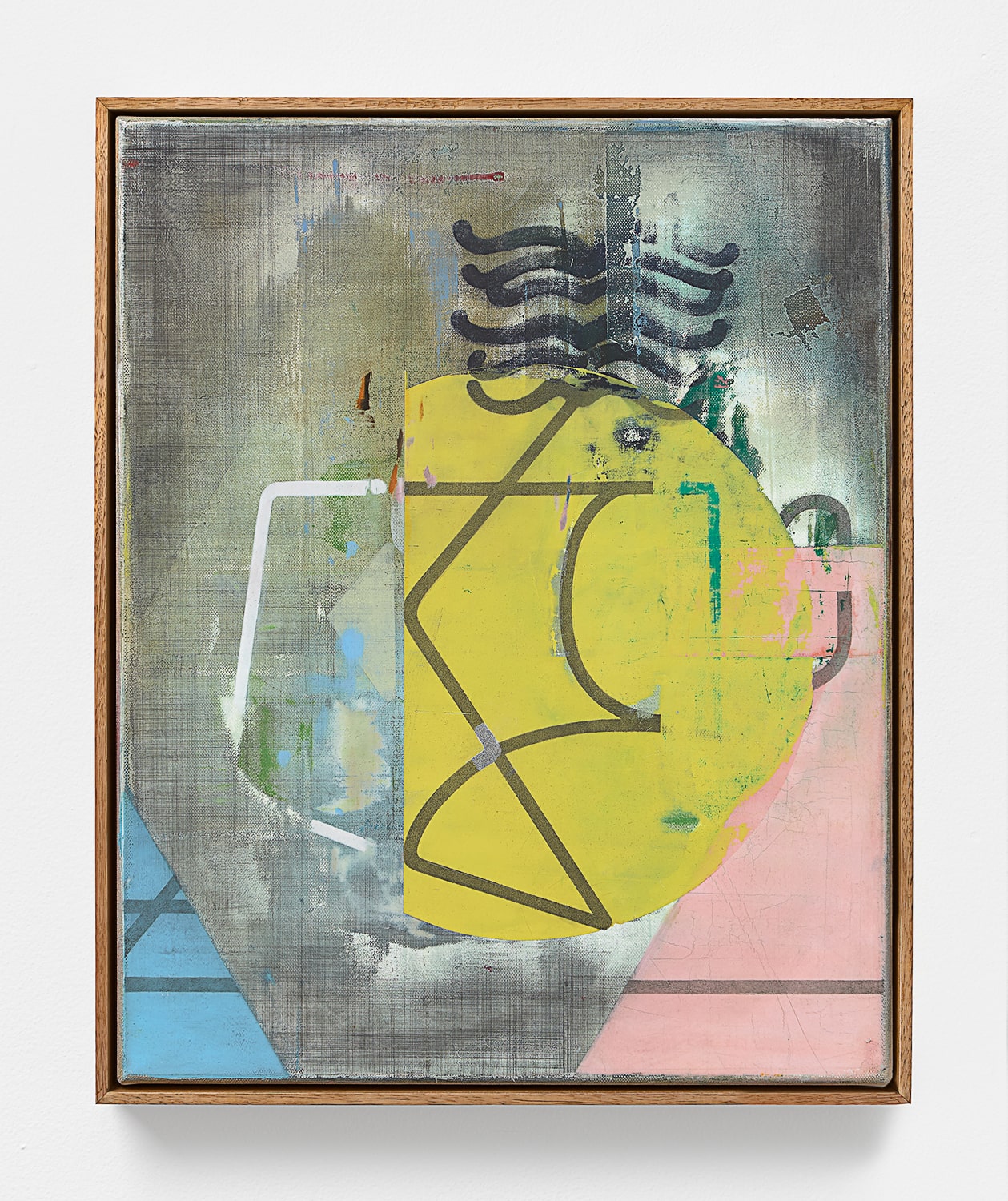 William’s Tell, 2017. oil and pencil on canvas, 53x43cm