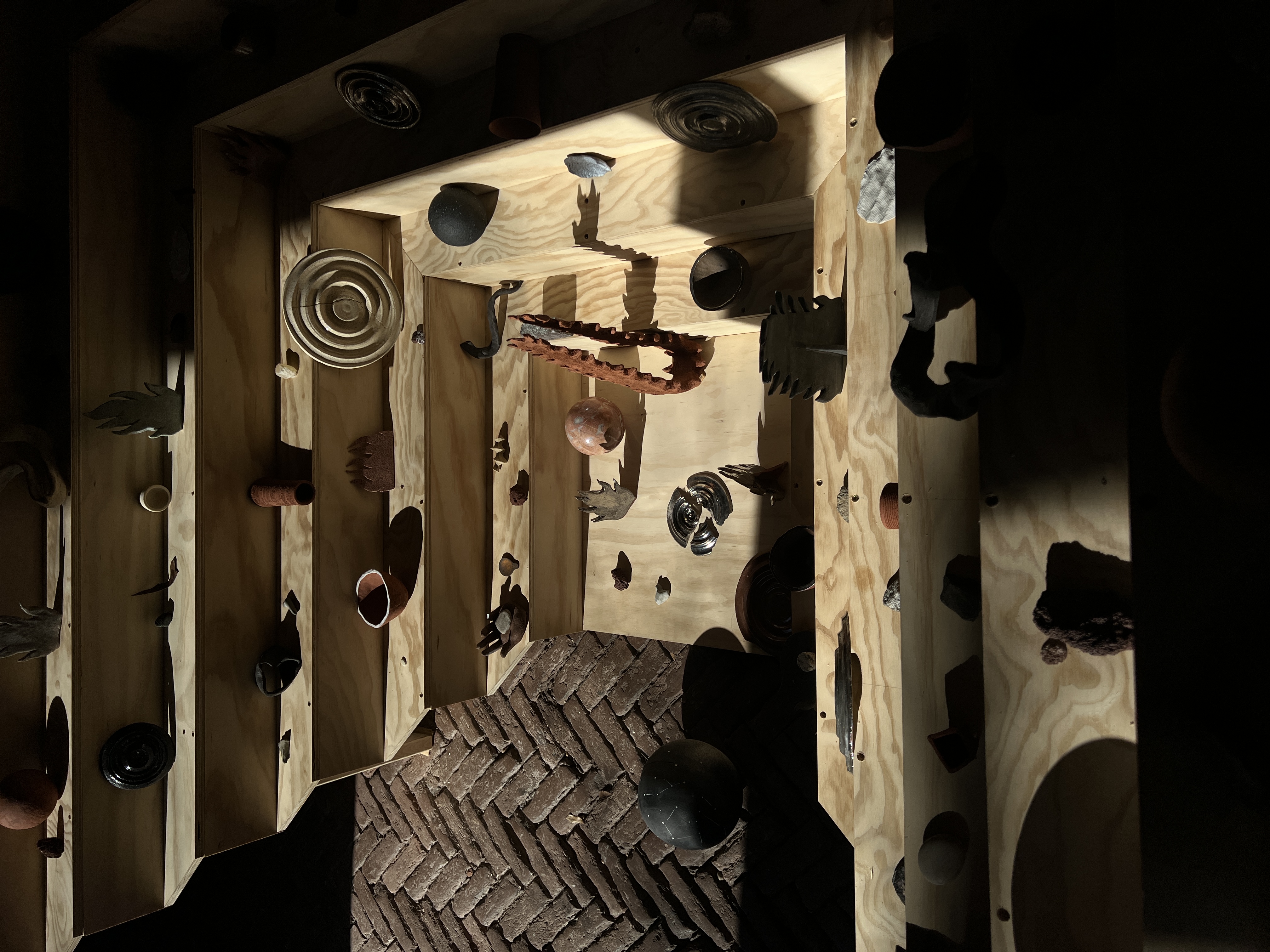 The Principles of Division (Detail) Dimensions Vary. Ceramics, wood, stone, resin, and hydrocal.2022