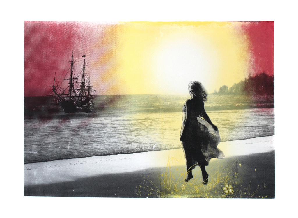 Melora, photo serigraphy, May 2012, 22" x 30 