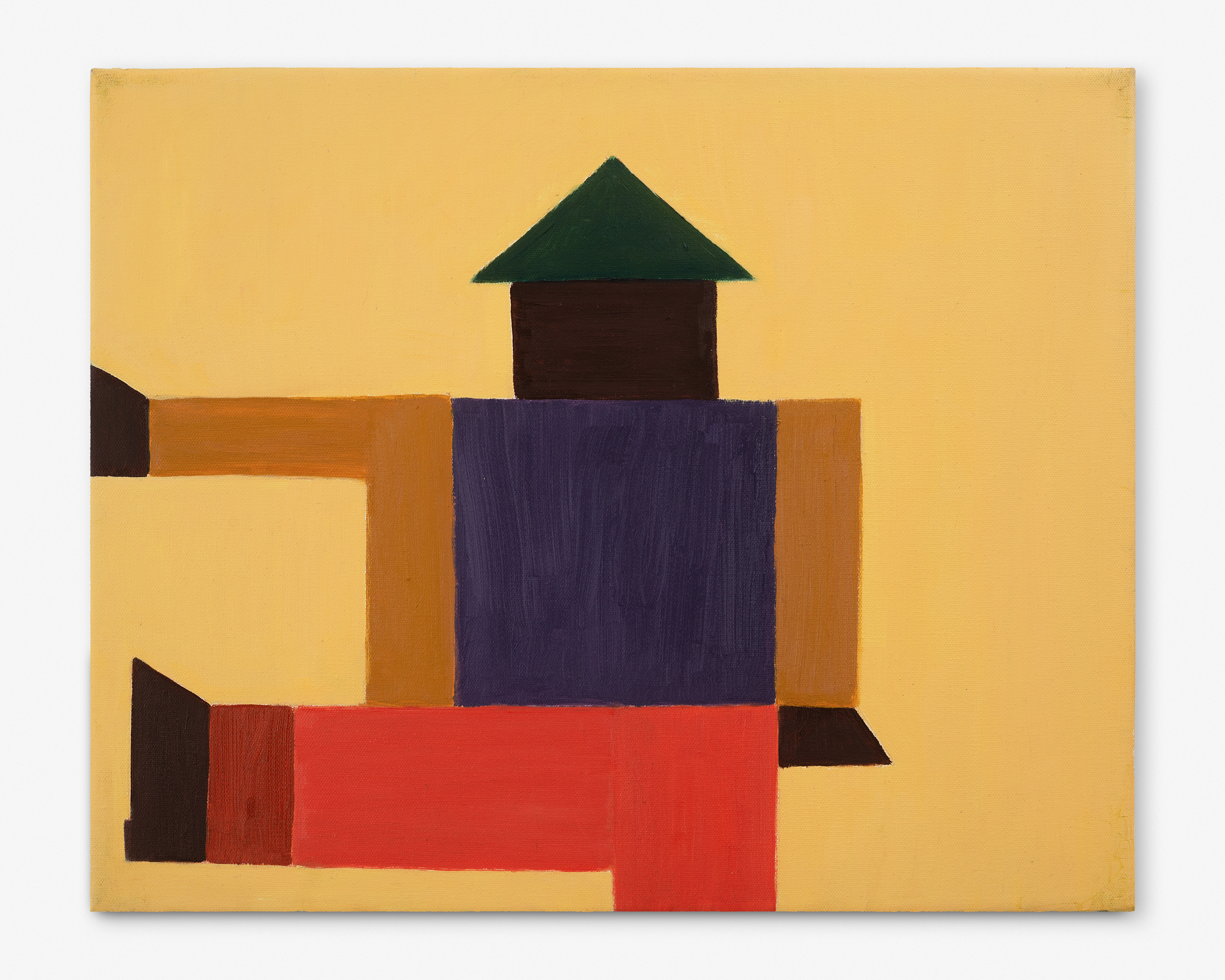 Chinito (2021) Serie: Paisajes Geométricos Geometric Landscapes  42x52 cm (16x20 in)  Oil on canvas