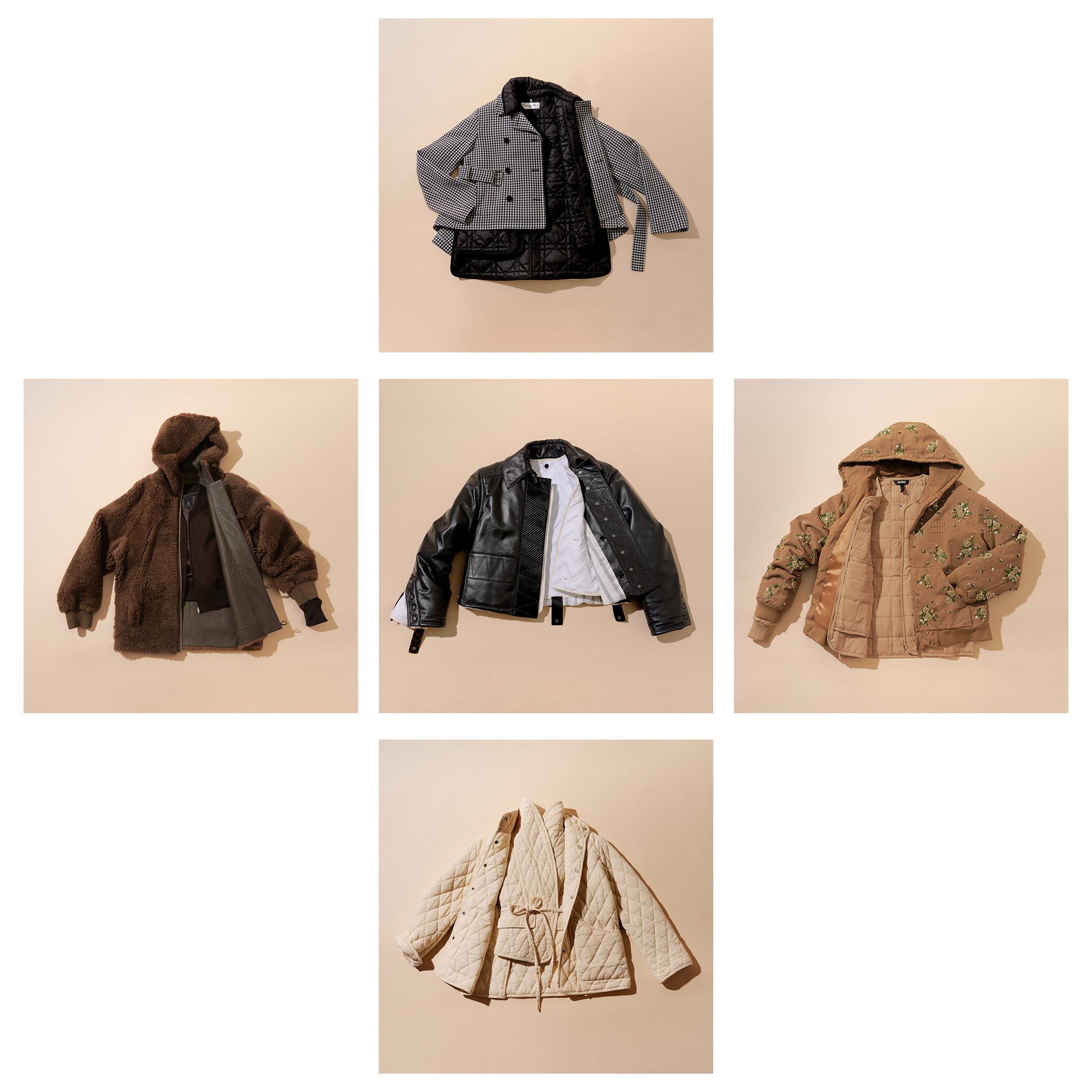 Layering Jackets; Photographed by Evelyn Freja; Prop Styling by Catherine Campbell Pearson