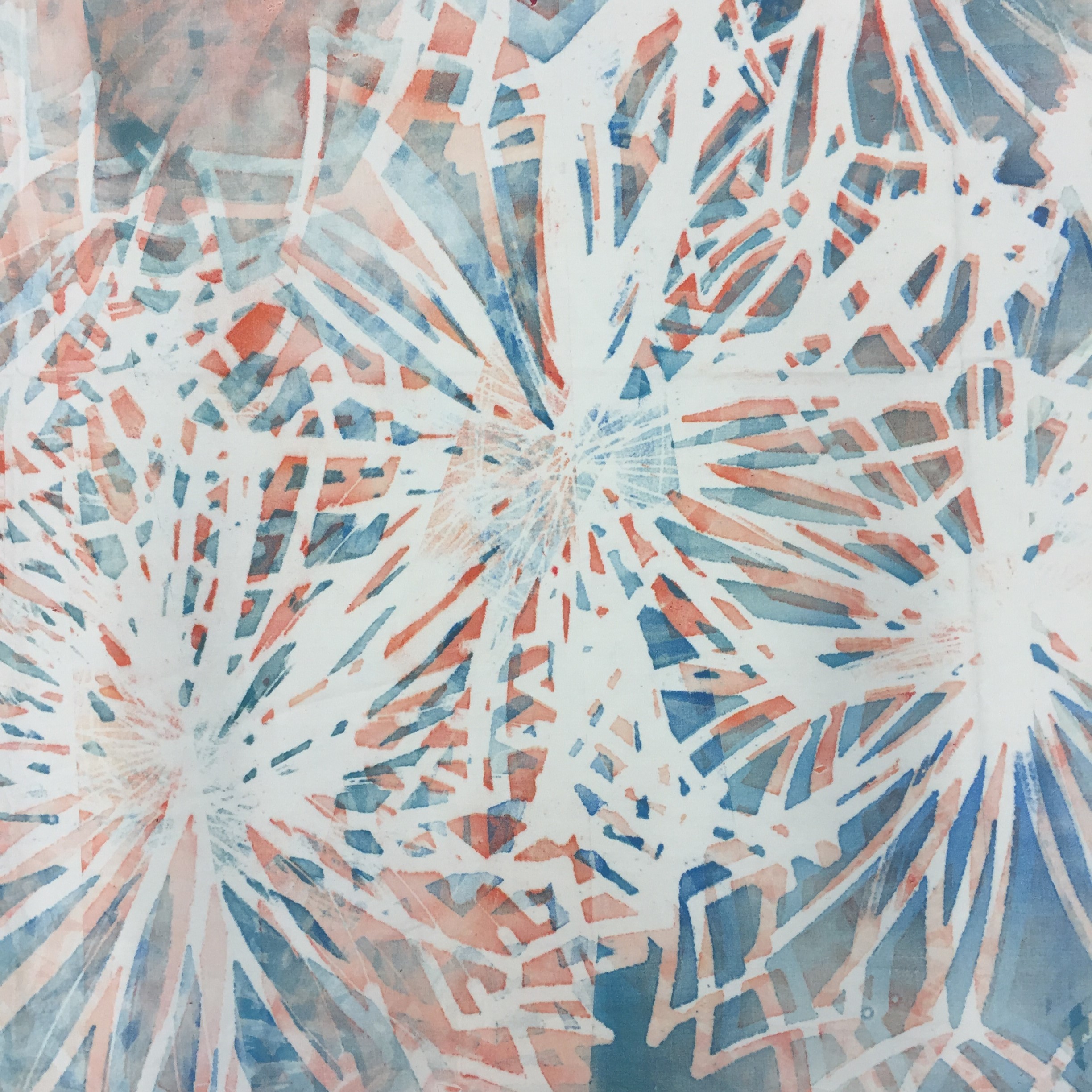 woodblock printing on textile