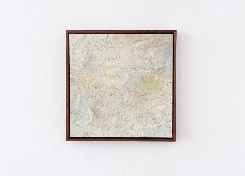 White One (Wisp), 12 x 12," 2016