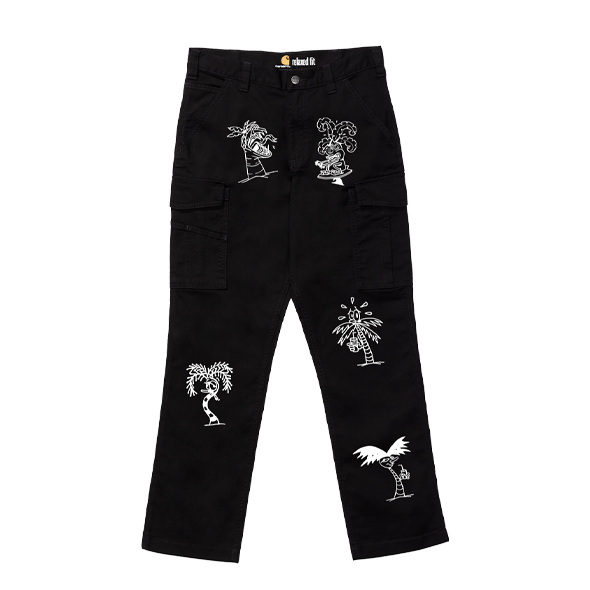 "Hotel" Cargo Pants/Black (Front) -------- $180