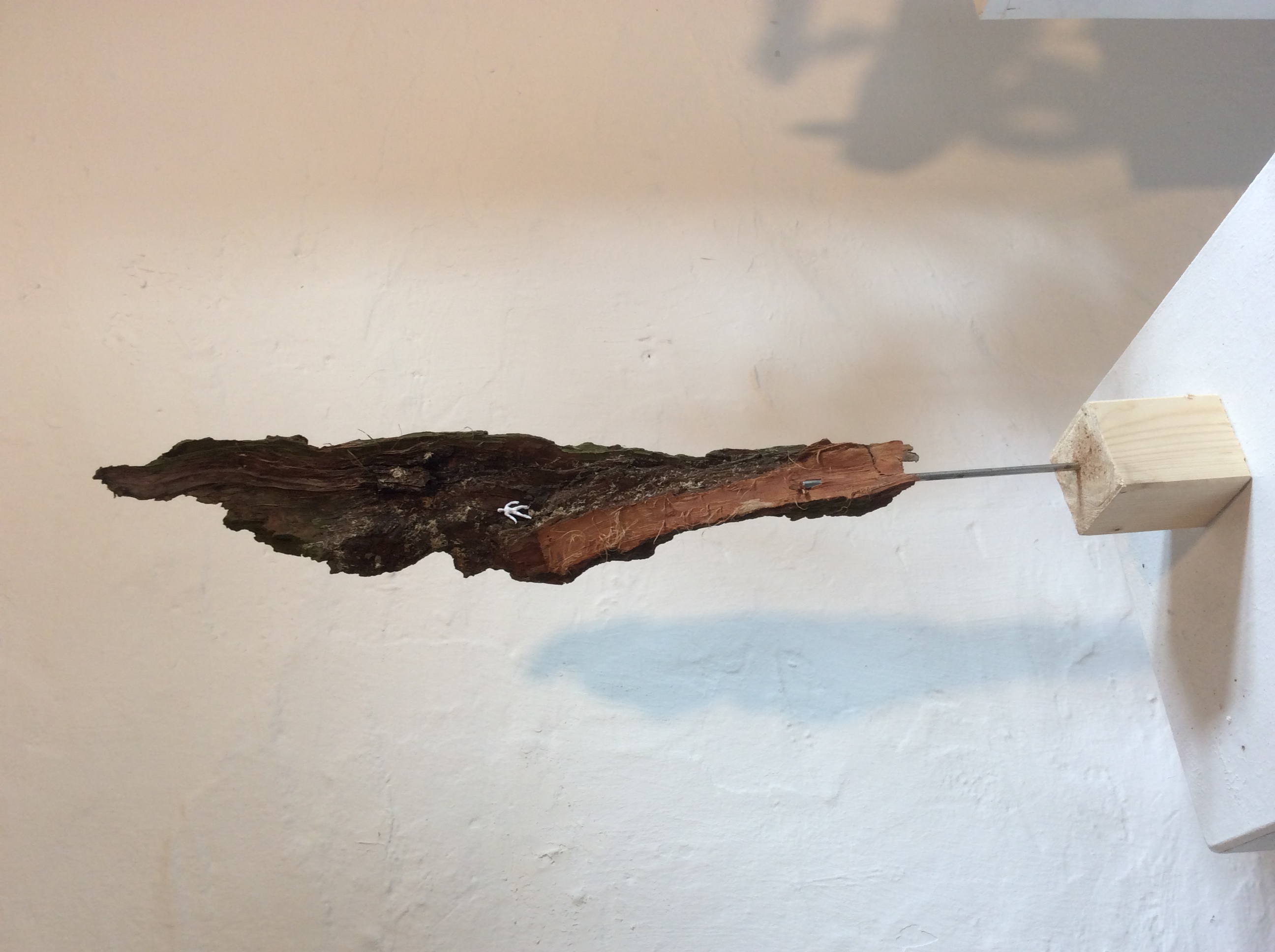 Part of nature 1. boomschors met acrylfiguur, 2019