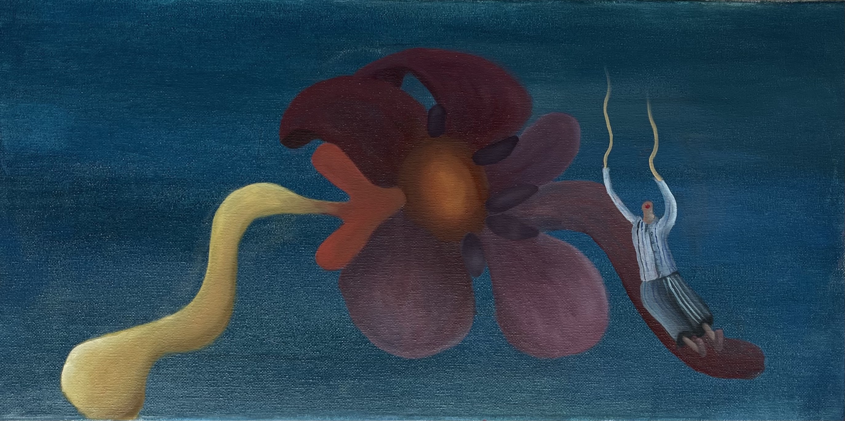 Untitled 2022 25 cm x 50.5 cm Oil on Canvas 