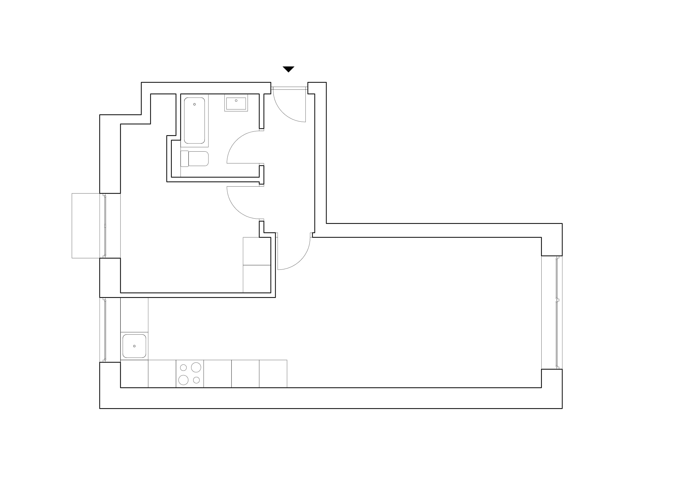 ︎︎︎ Blegdamsvej: Apartment Layout Before The Transformation